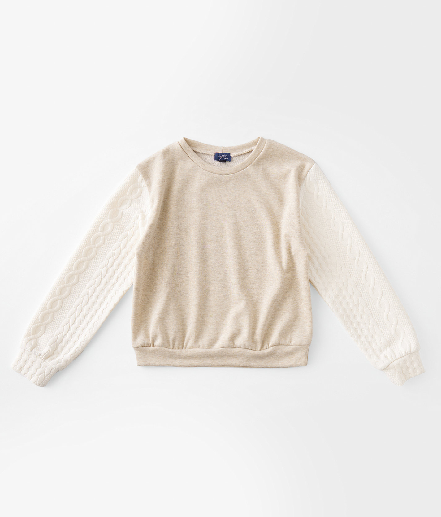 Girls - Daytrip Pieced Pullover - Girl's Sweatshirts in Cream