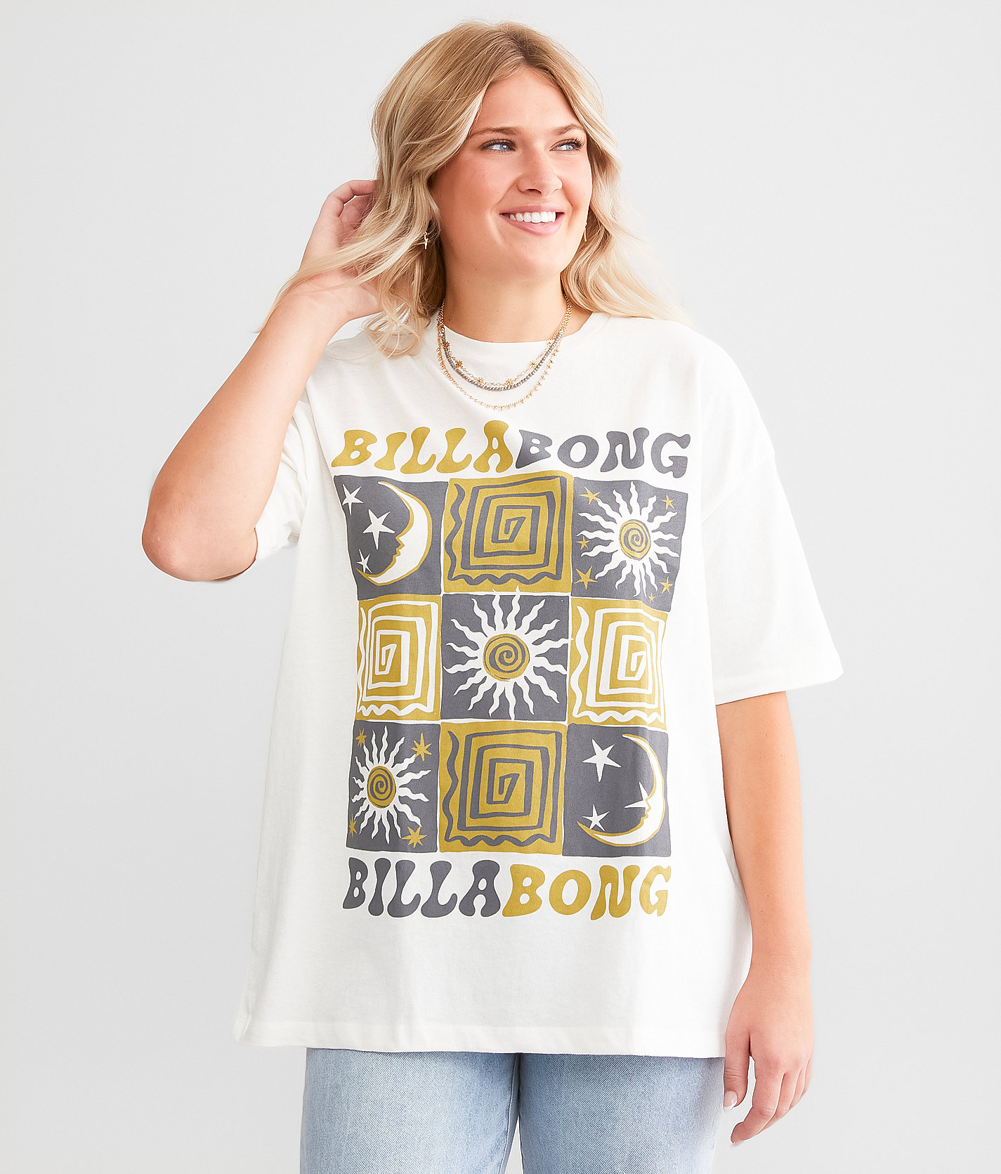 Billabong Stoked All Day T-Shirt - Women's T-Shirts in Salt Crystal