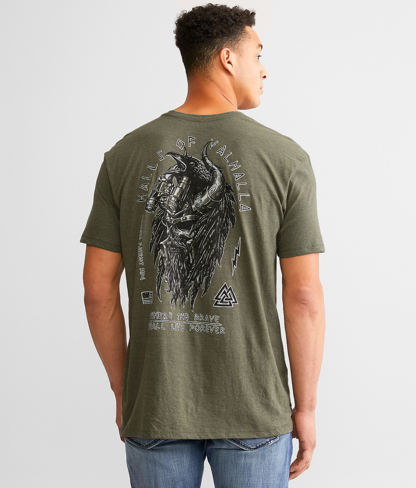 Howitzer Halls Sketch T-Shirt - Men's T-Shirts in Artichoke