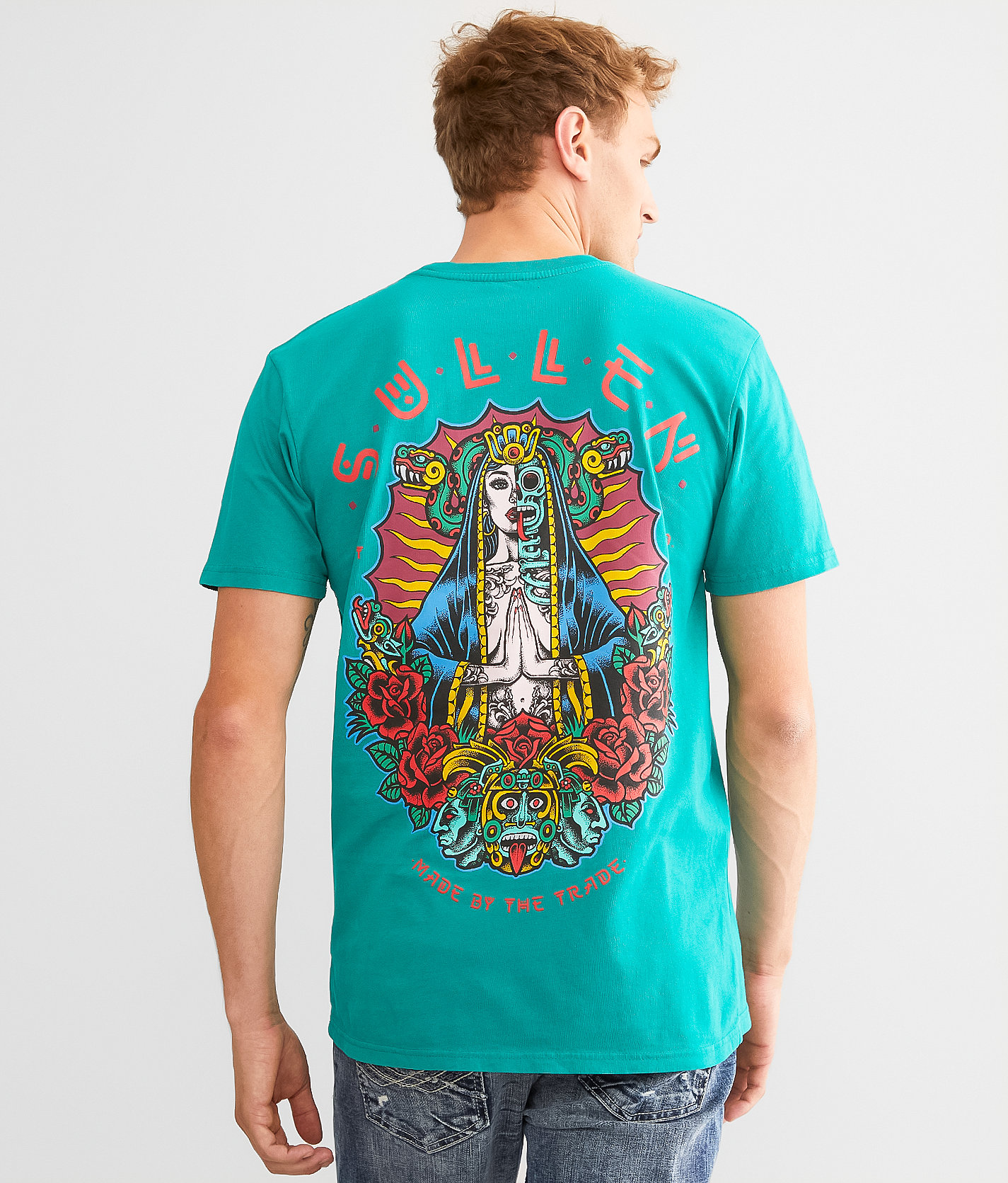 Sullen Aztec Goddess T-Shirt - Men's T-Shirts in Fanfare