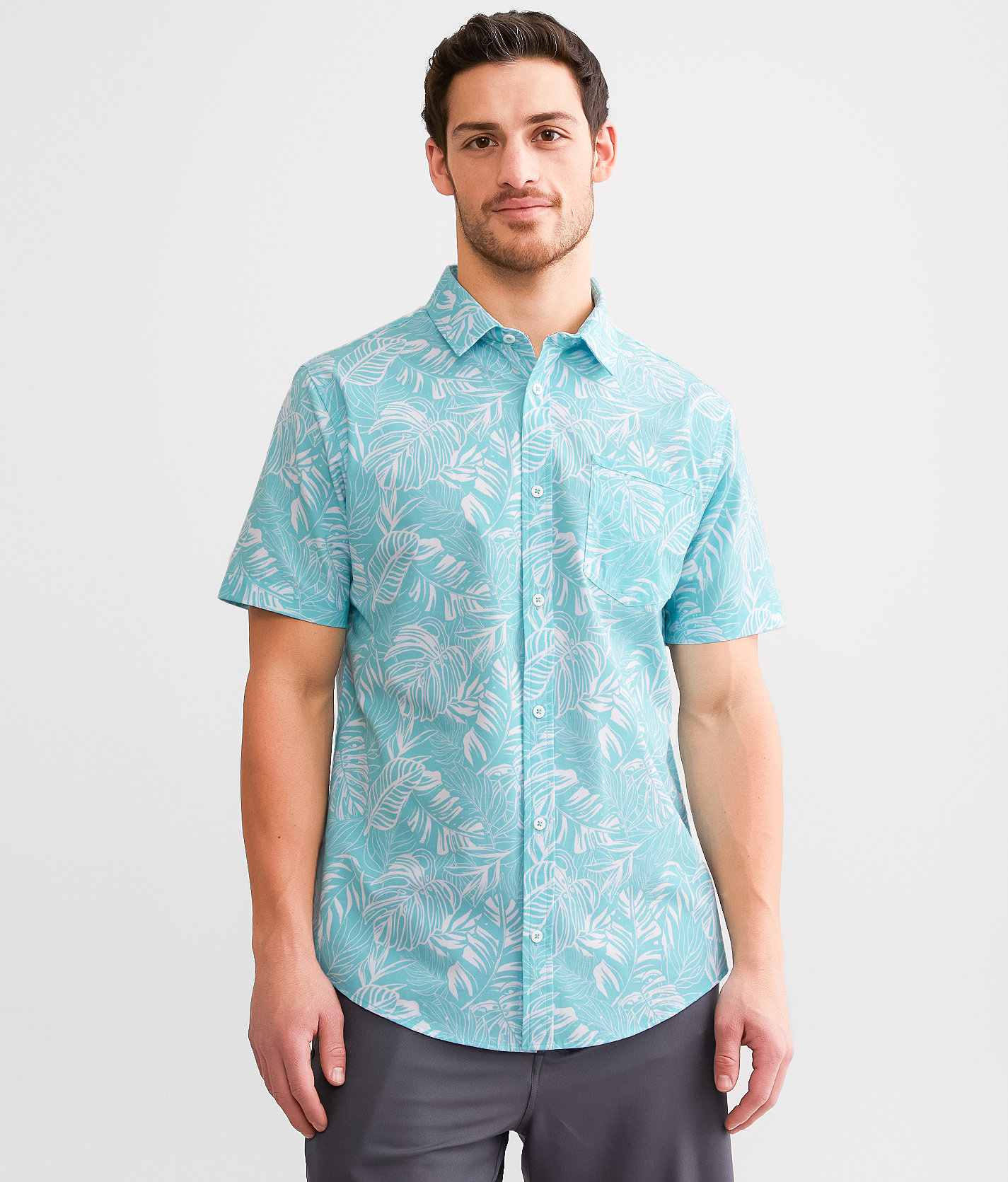 Departwest Performance Stretch Shirt - Men's Shirts in Teal