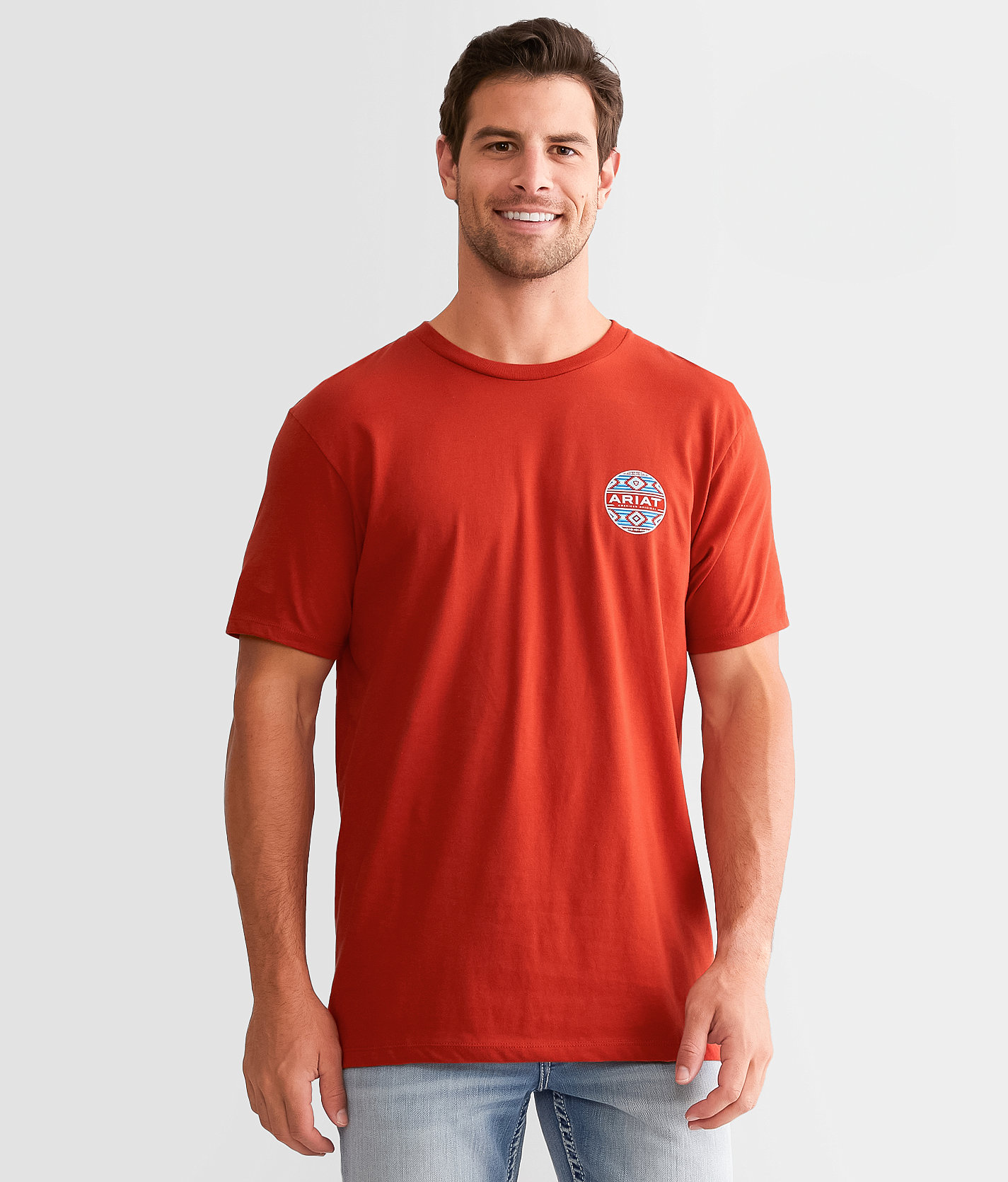 Ariat Canyon Southwest Circle T-Shirt - Men's T-Shirts in Red Ochre