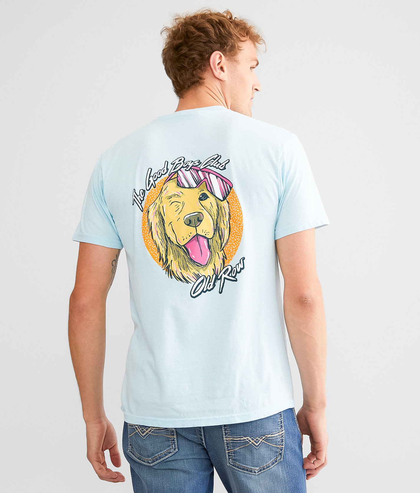 Old Row The Good Boys Club T-Shirt - Men's T-Shirts in Chambray