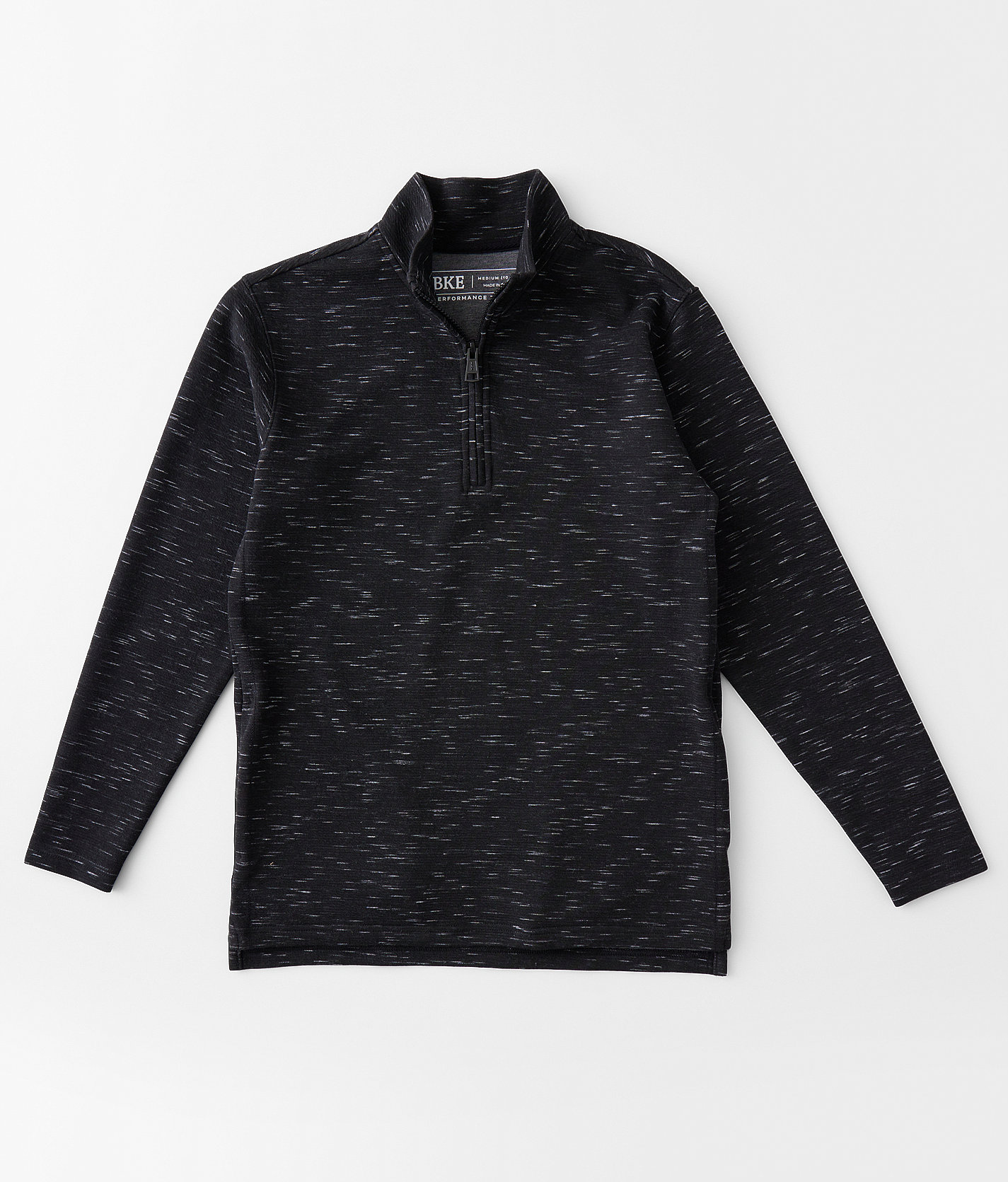 Boys - BKE Ketch Performance Quarter Zip Pullover - Boy's Sweatshirts in Black