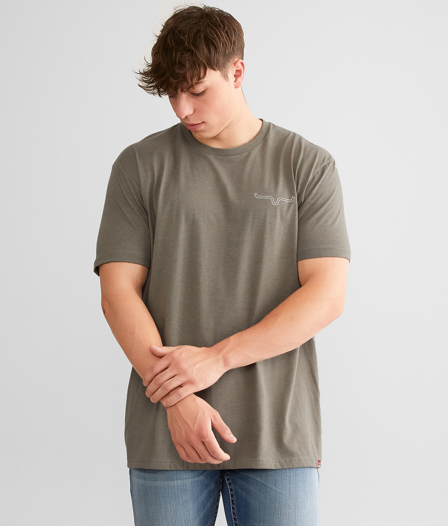 Kimes Ranch Allegiance T-Shirt - Men's T-Shirts in Warm Grey