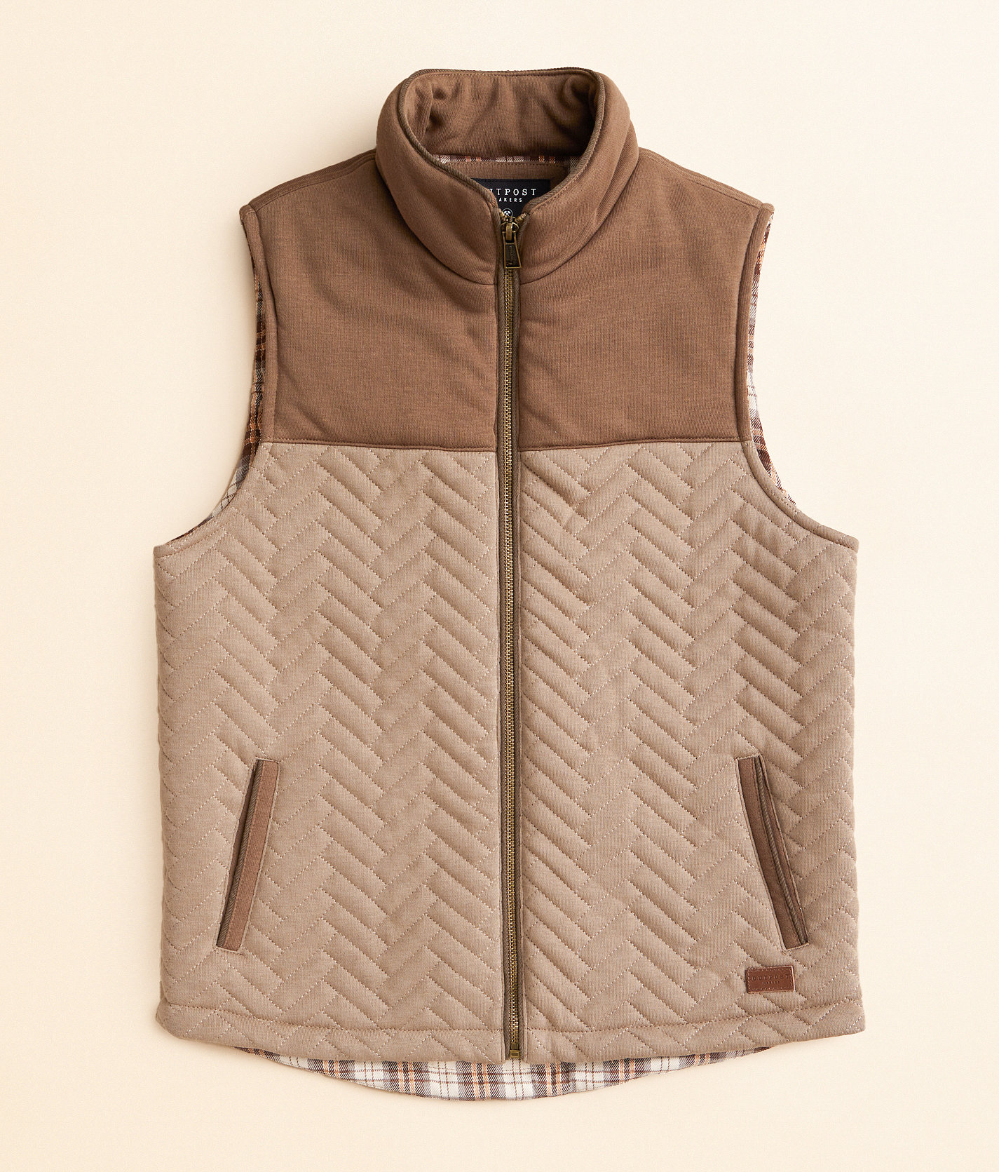 Boys - Outpost Makers Color Block Quilted Vest - Boy's Coats & Jackets in Cub