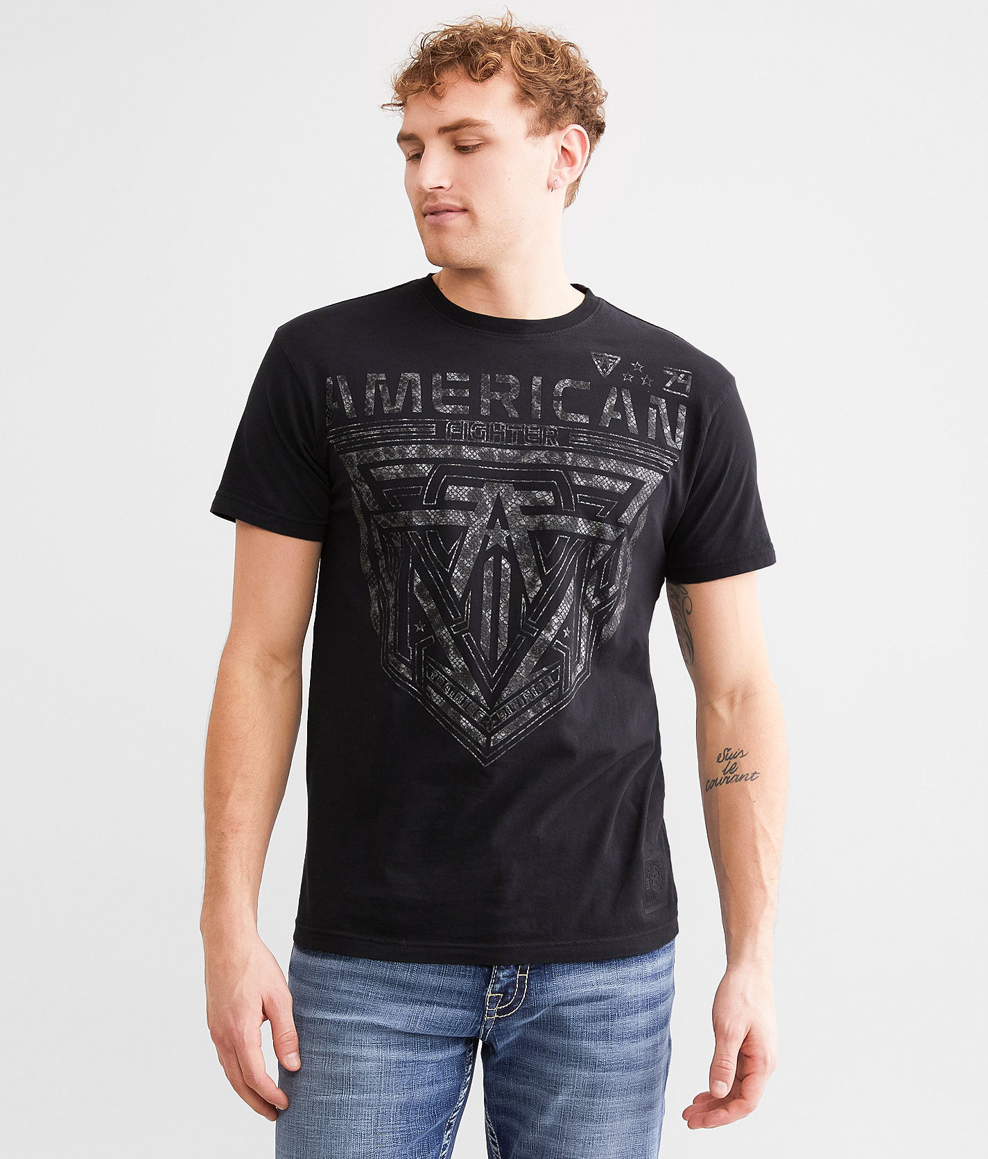 American Fighter Robertson T-Shirt - Men's T-Shirts in Black