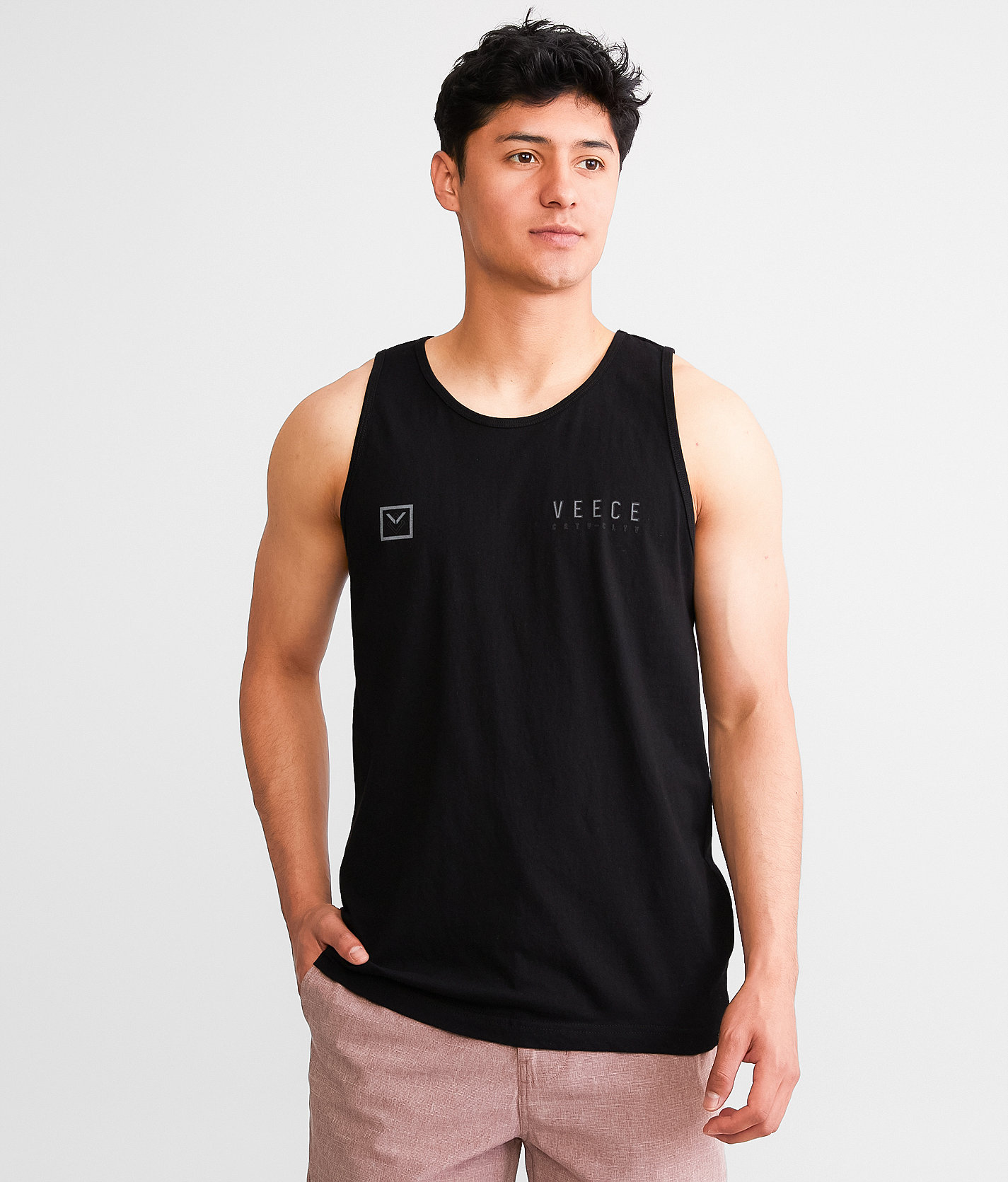 Veece Intersection Tank Top - Men's Tank Tops in Black