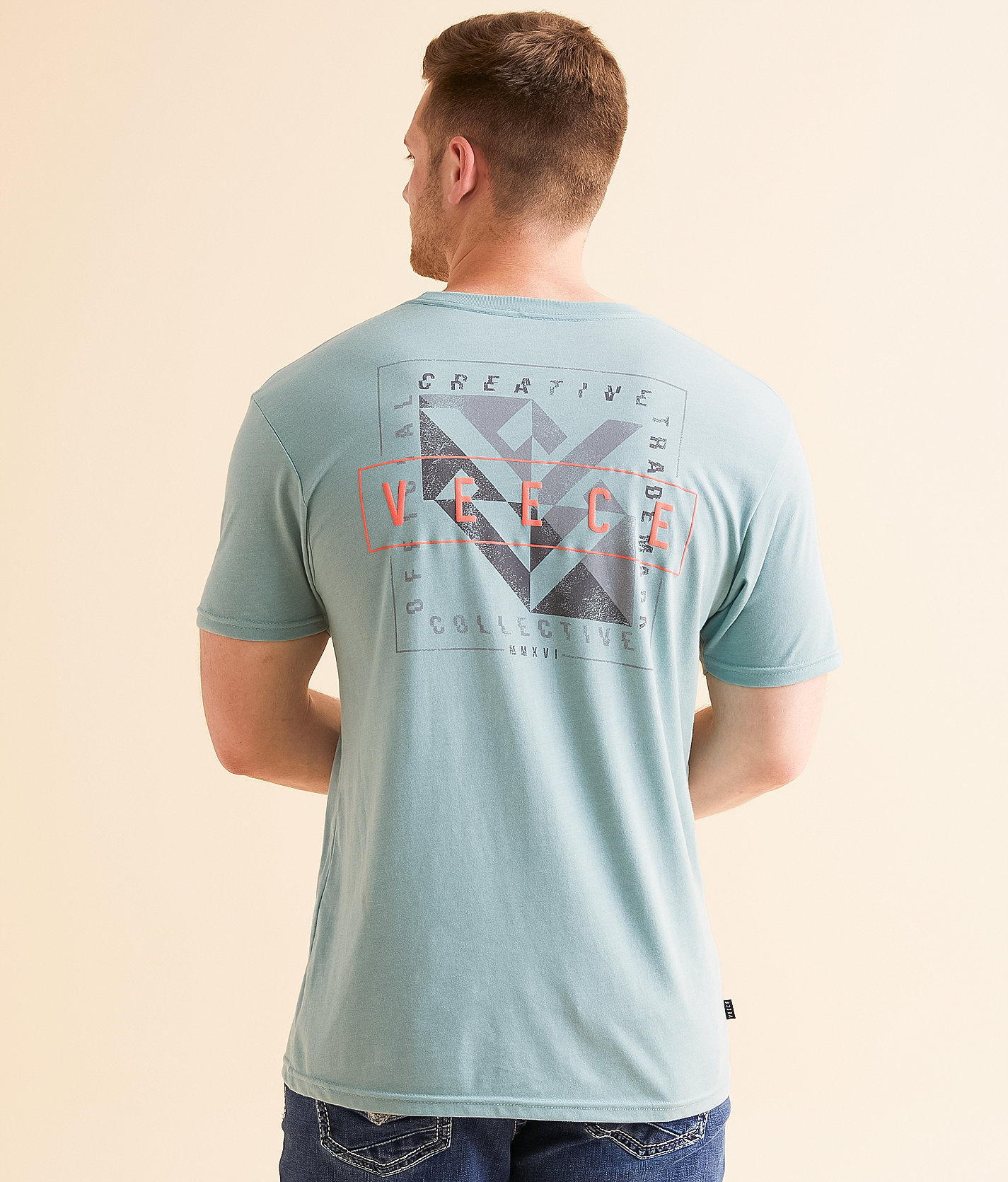 Veece Served T-Shirt - Men's T-Shirts in Light Turquoise Heather