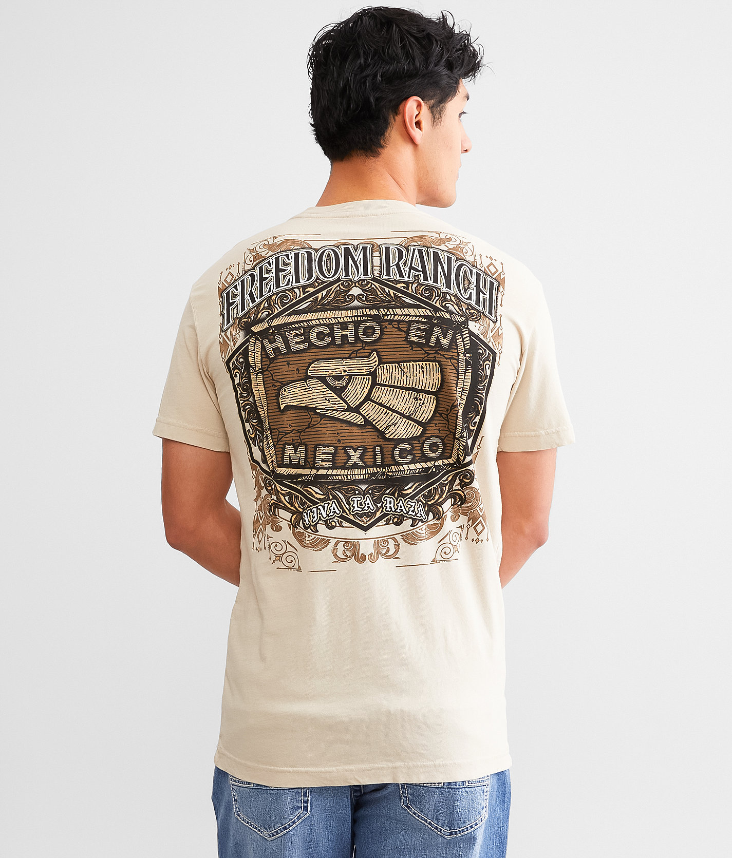 Freedom Ranch Made In Mexico T-Shirt - Men's T-Shirts in Peyote