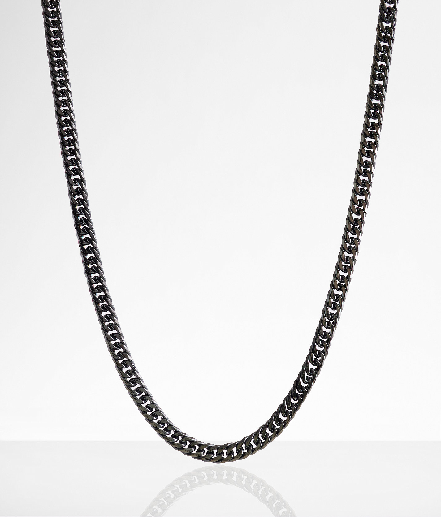BKE Chain Link 23" Necklace - Men's Jewelry in Black