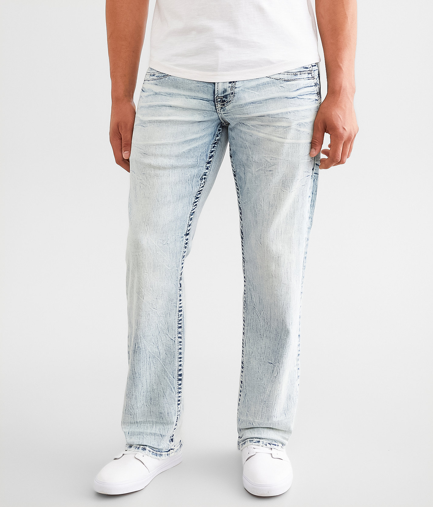 Salvage Anarchy Straight Stretch Jean - Men's Jeans in Space Camper
