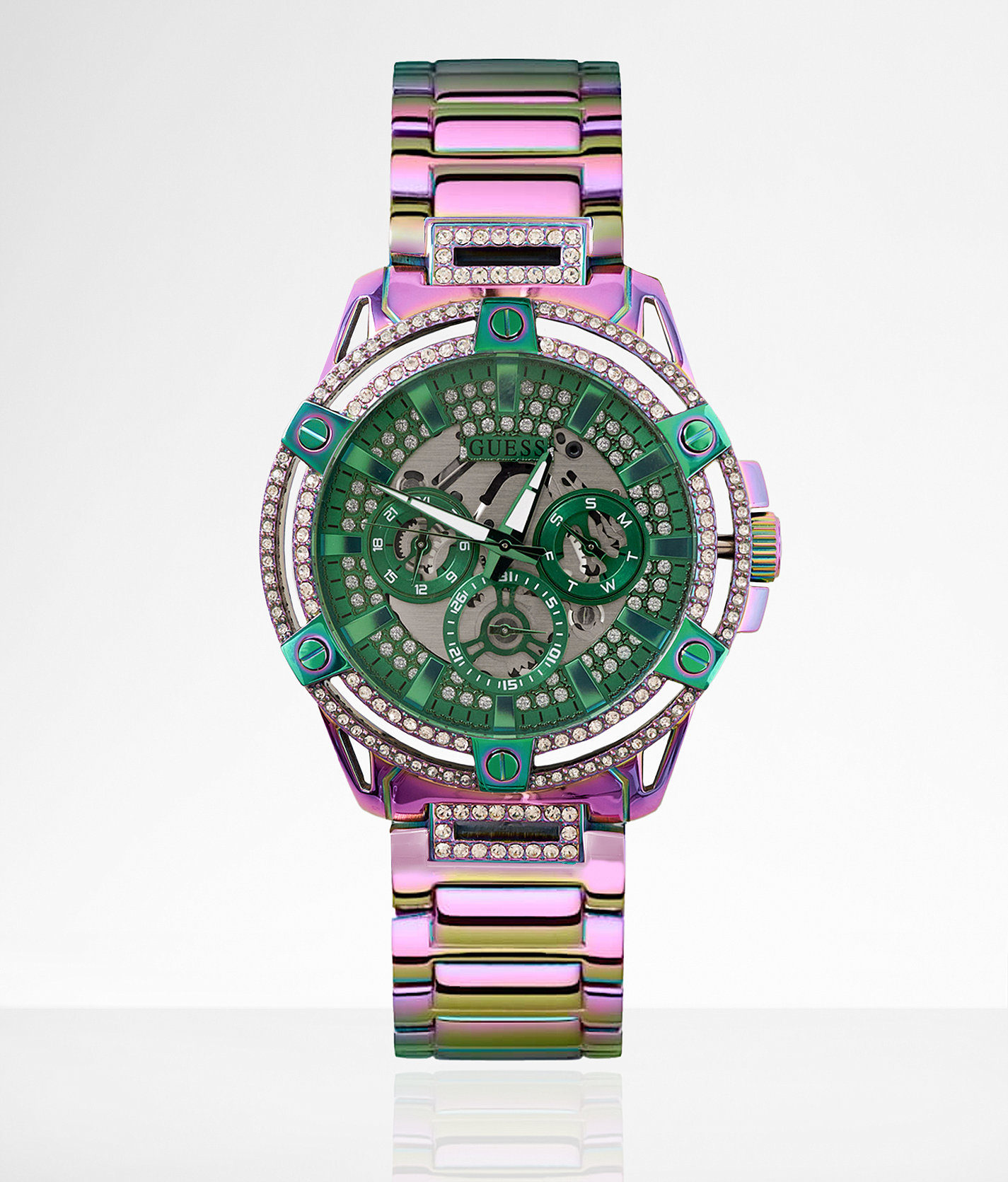 Guess King Iridescent Watch - Men's Watches in Multi