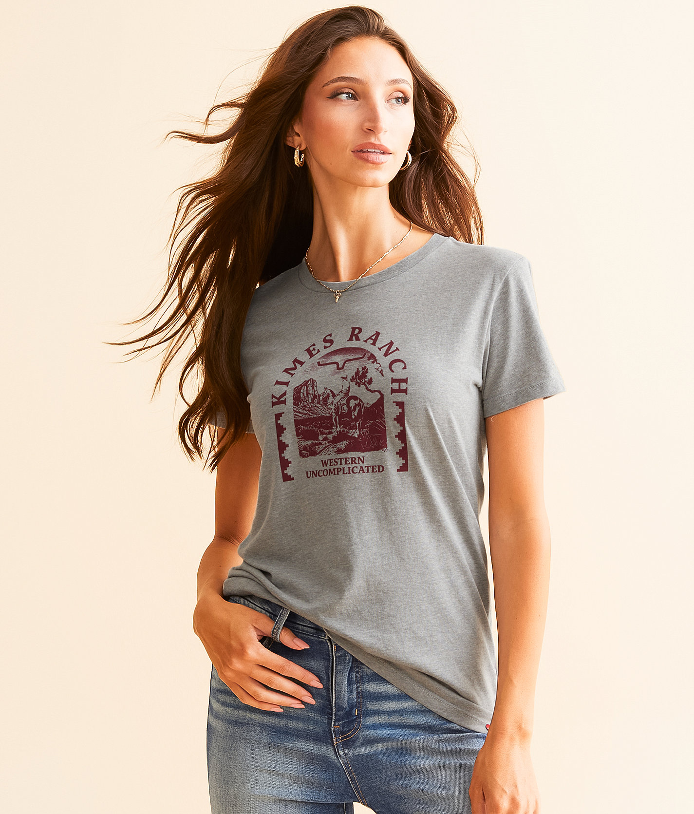 Kimes Ranch Desert Arch T-Shirt - Women's T-Shirts in Dark Grey Heather