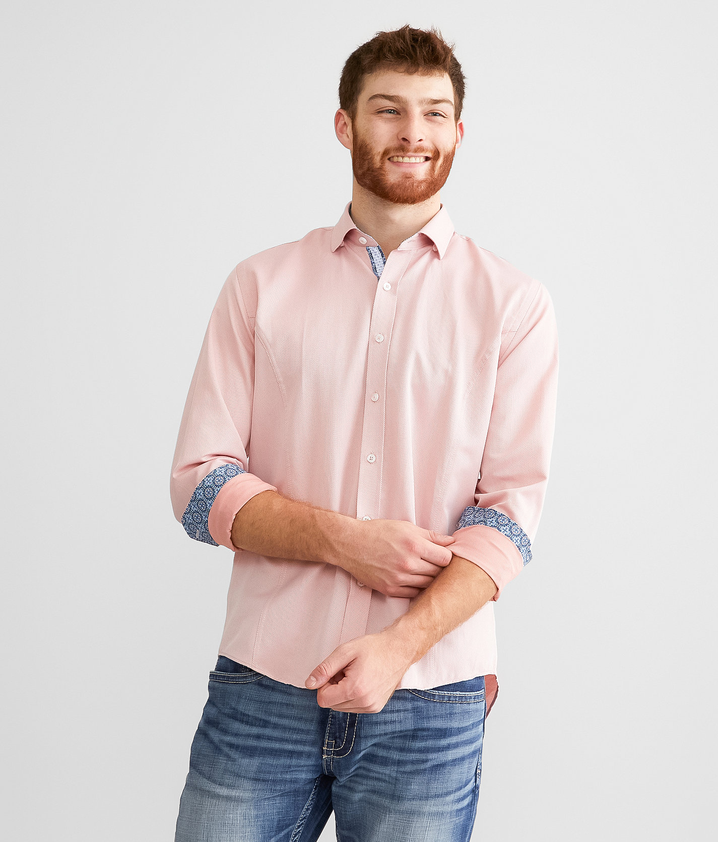 Eight X Printed Shirt - Men's Shirts in Orange