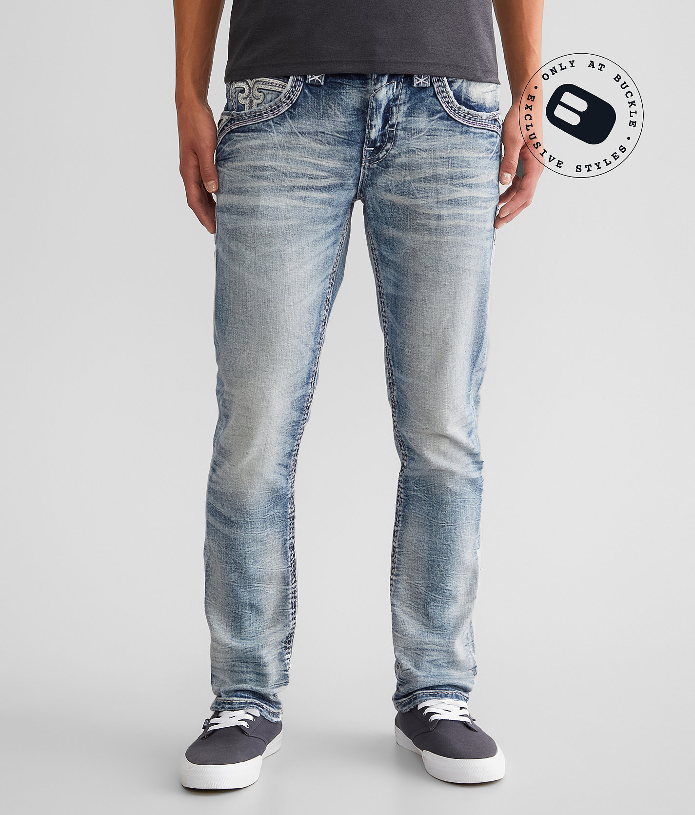 Rock Revival Kayden Slim Straight Stretch Jean - Men's Jeans in Kayden SJ203
