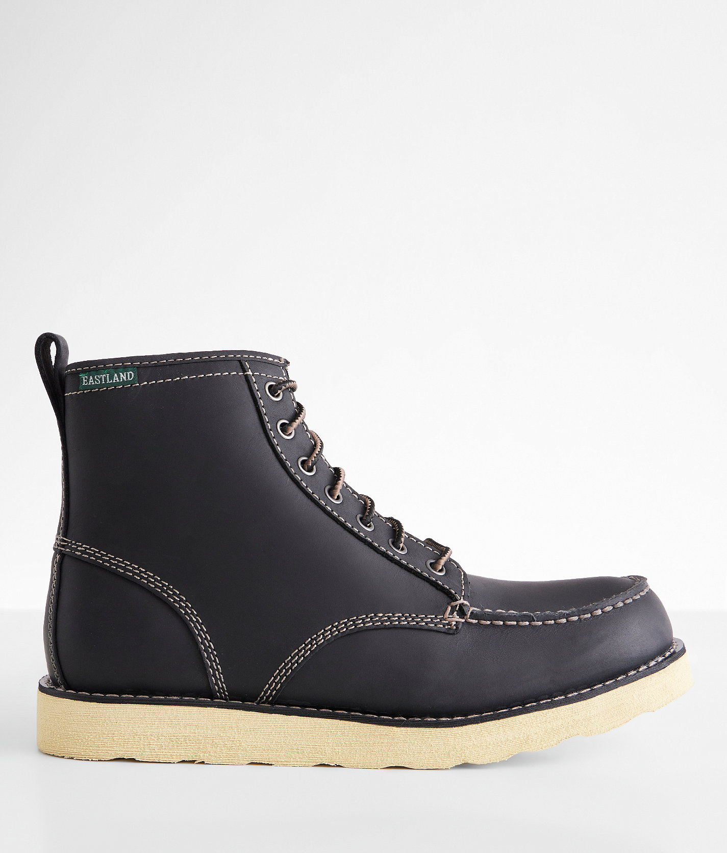 Eastland Lumber Up Leather Boot - Men's Shoes in Black Leather
