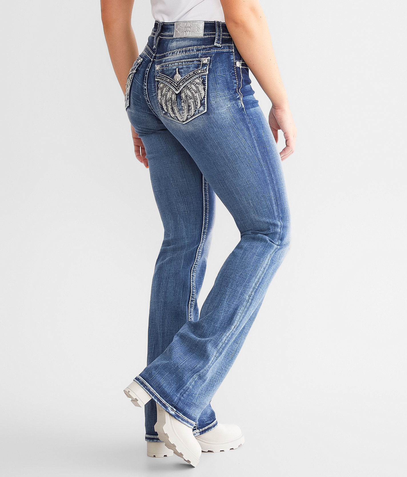 Miss Me Curvy Boot Stretch Jean - Women's Jeans in K1385