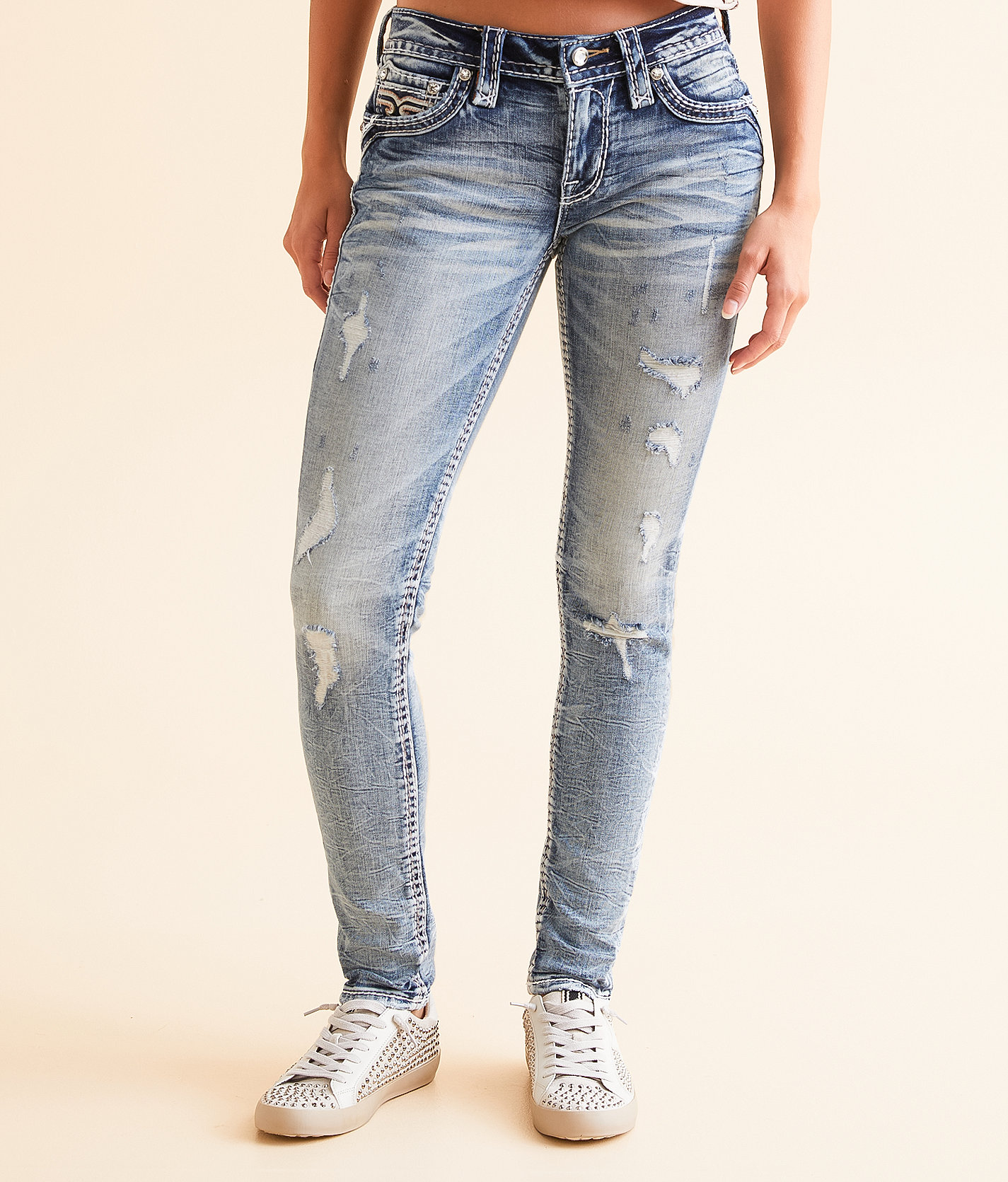 Rock Revival Alyvia Low Rise Skinny Stretch Jean - Women's Jeans in Alyvia S203