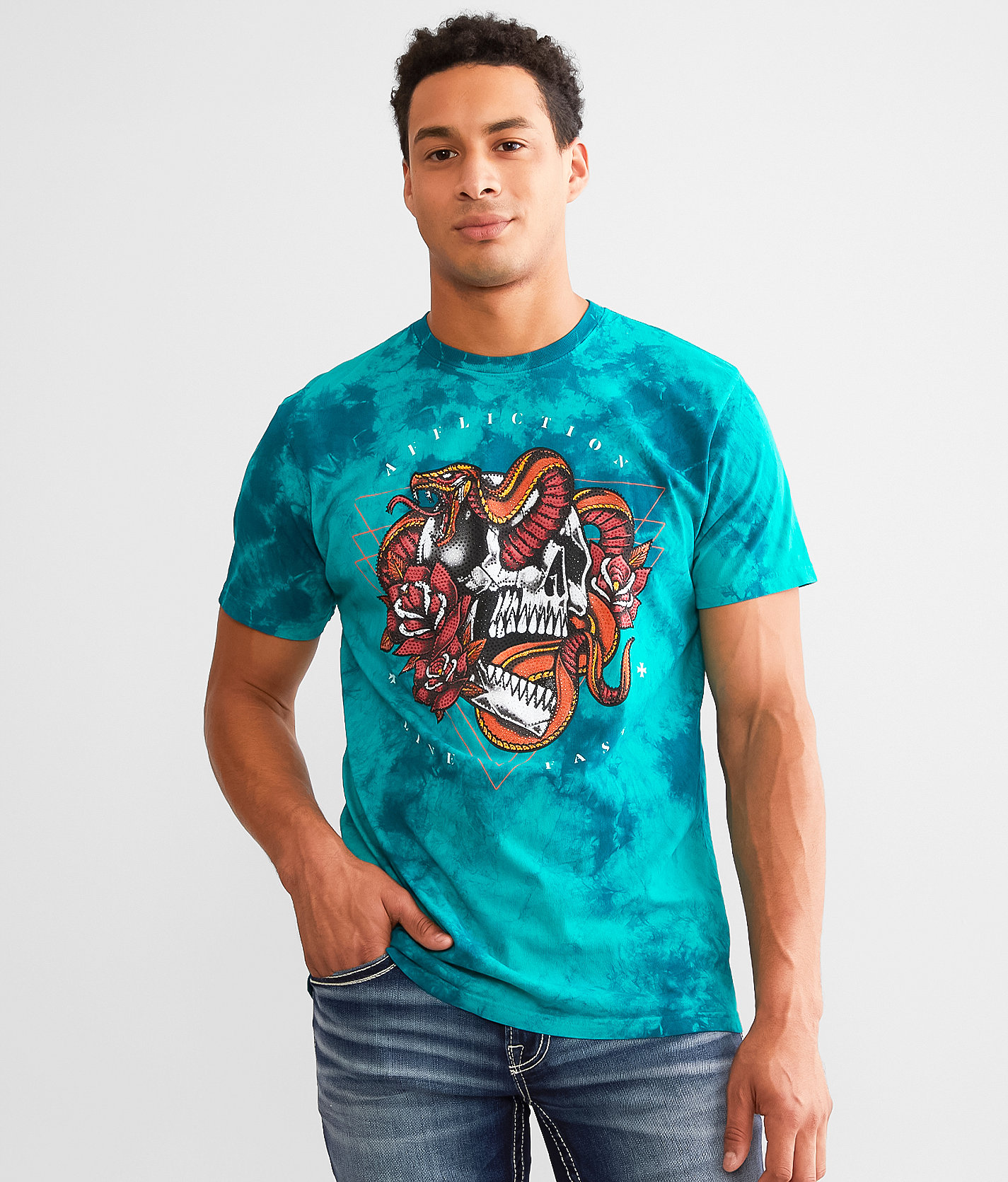 Affliction Toxic Earth T-Shirt - Men's T-Shirts in Florida Keys Dk Fk Crs Ws