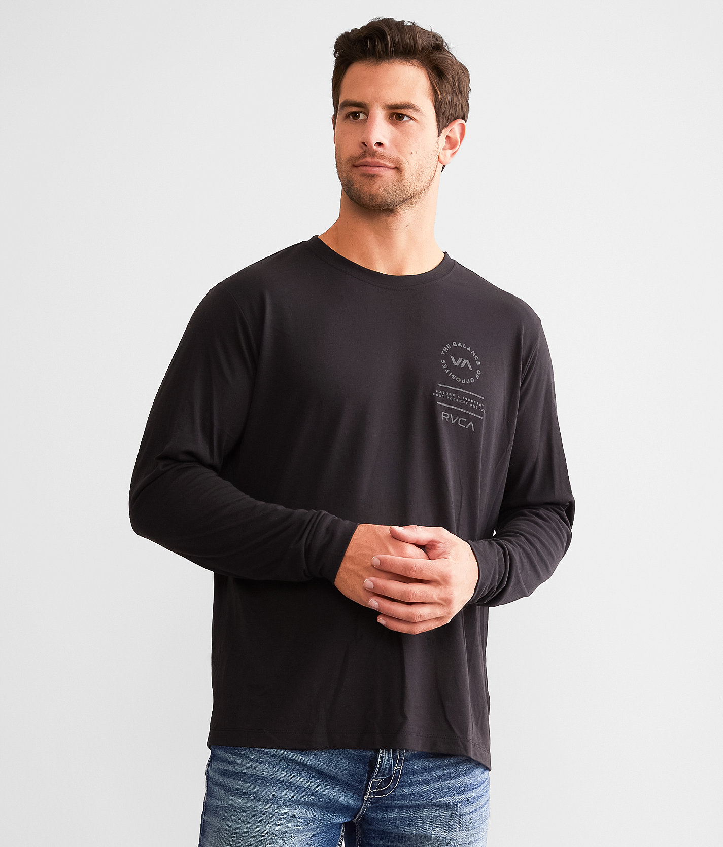 RVCA The Balance Sport T-Shirt - Men's T-Shirts in Black Sport