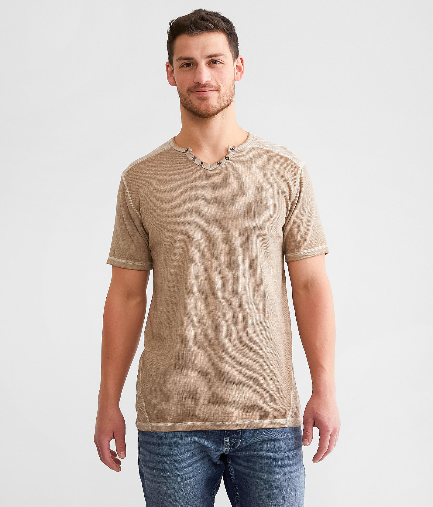Buckle Black Burnout Thermal - Men's T-Shirts in Cub