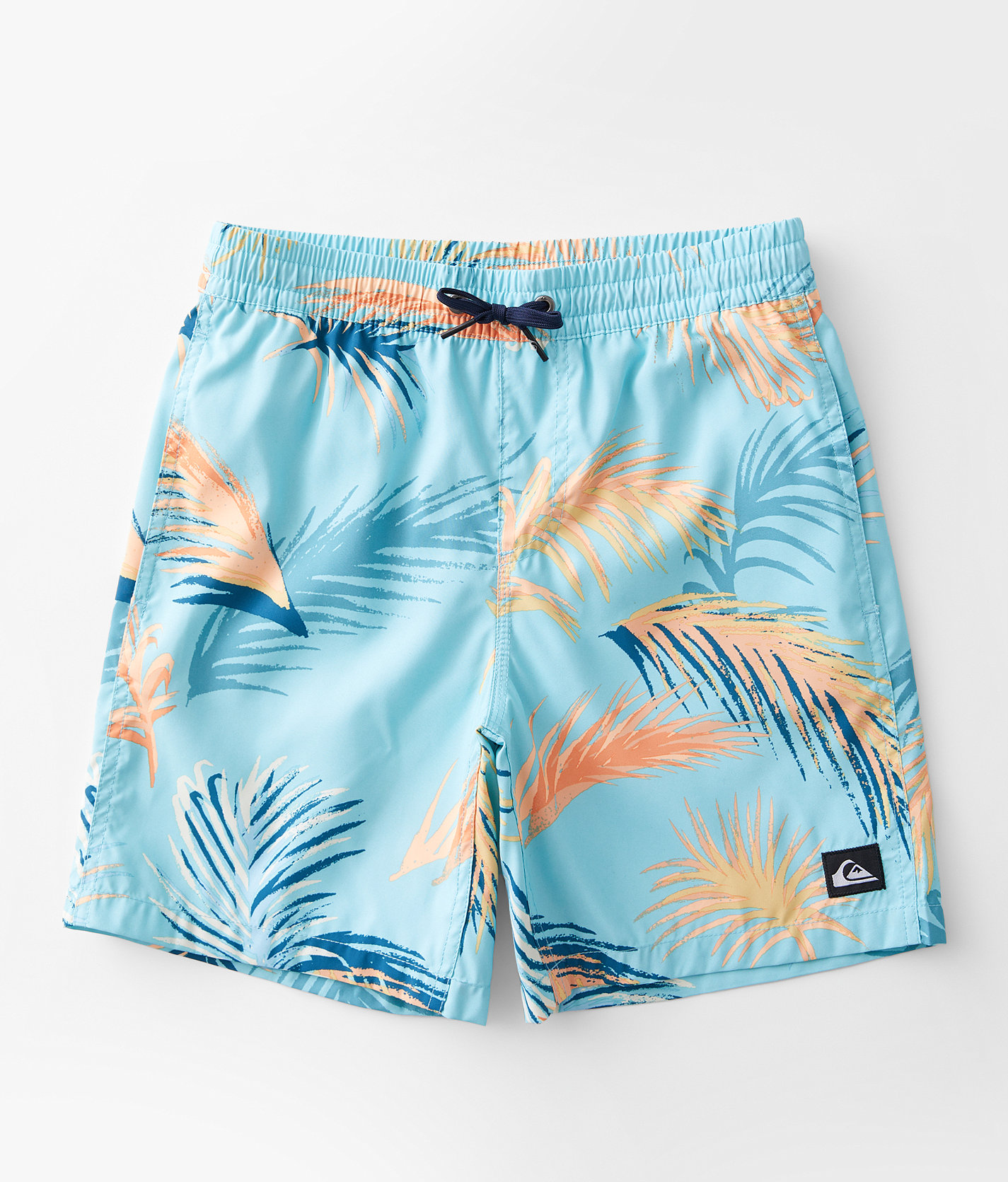 Boys - Quiksilver Re-Mix Volley Swim Trunks - Boy's Swimwear in Angel Blue