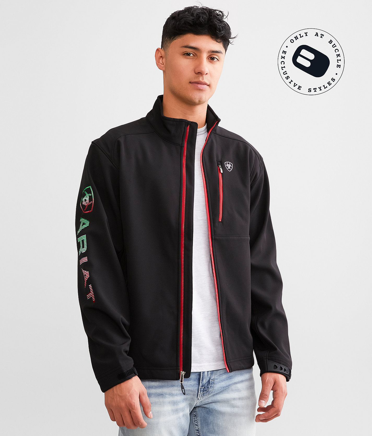 Ariat Mexico 2.0 Softshell Jacket - Men's Coats & Jackets in Black Mexico