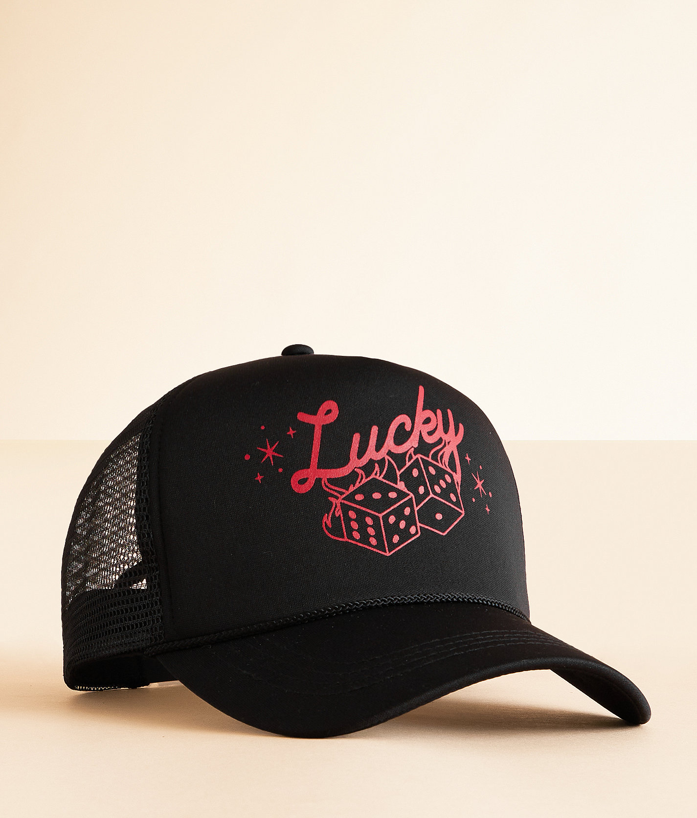 David & Young Lucky Trucker Hat - Women's Hats in Black