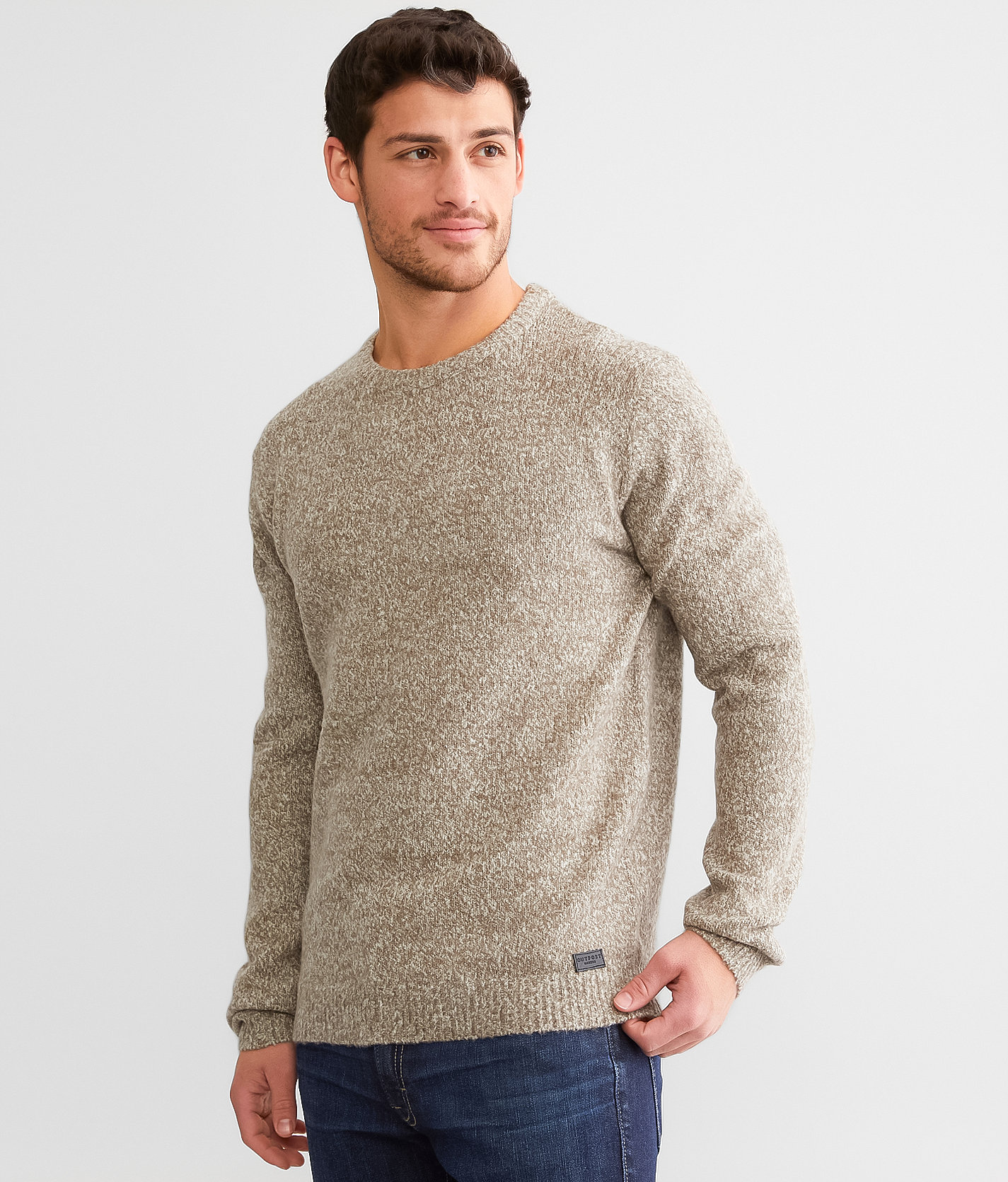 Outpost Makers Marled Sweater - Men's Sweaters in Natural Twist