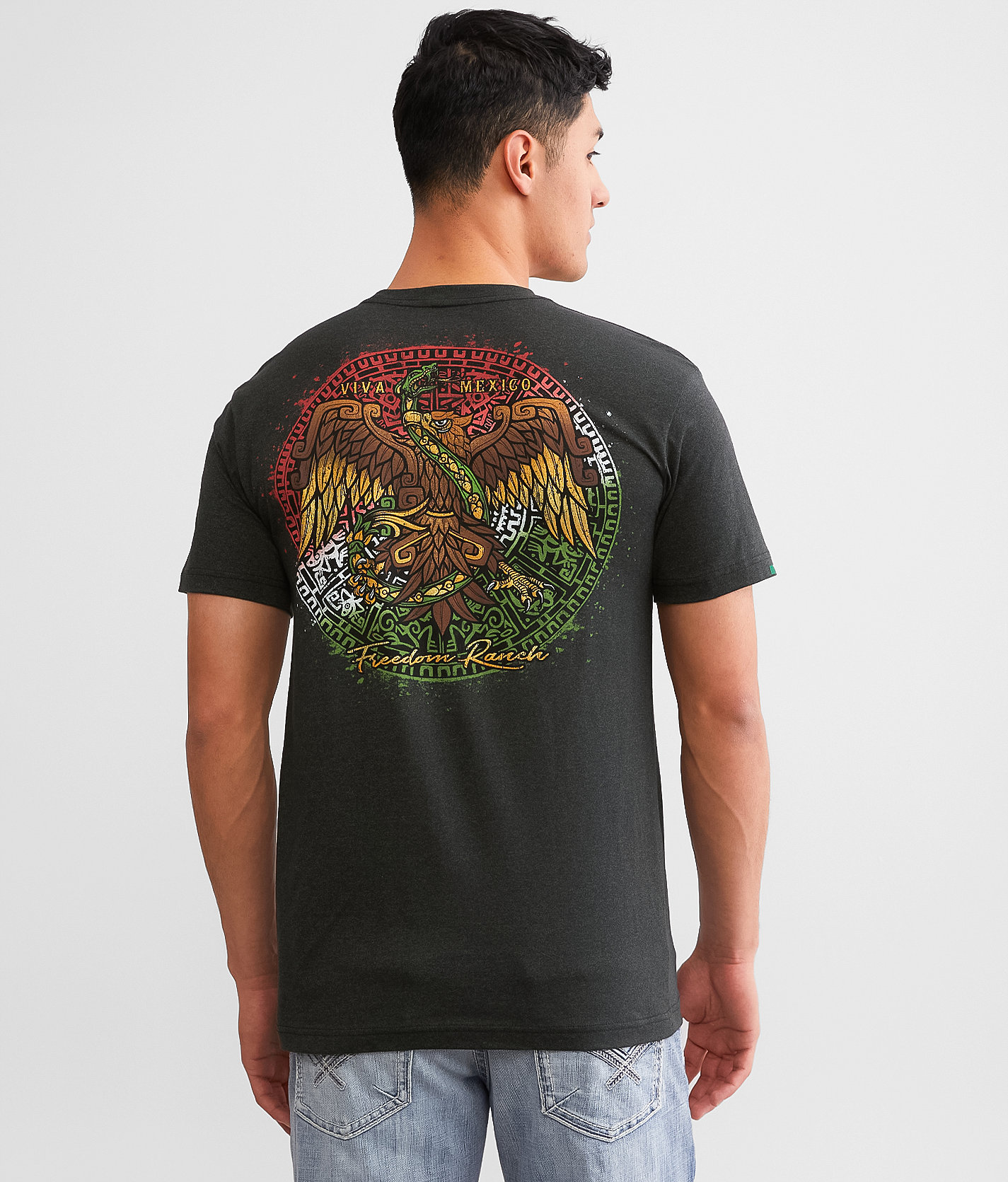 Freedom Ranch Chole Bird T-Shirt - Men's T-Shirts in Military Green Black