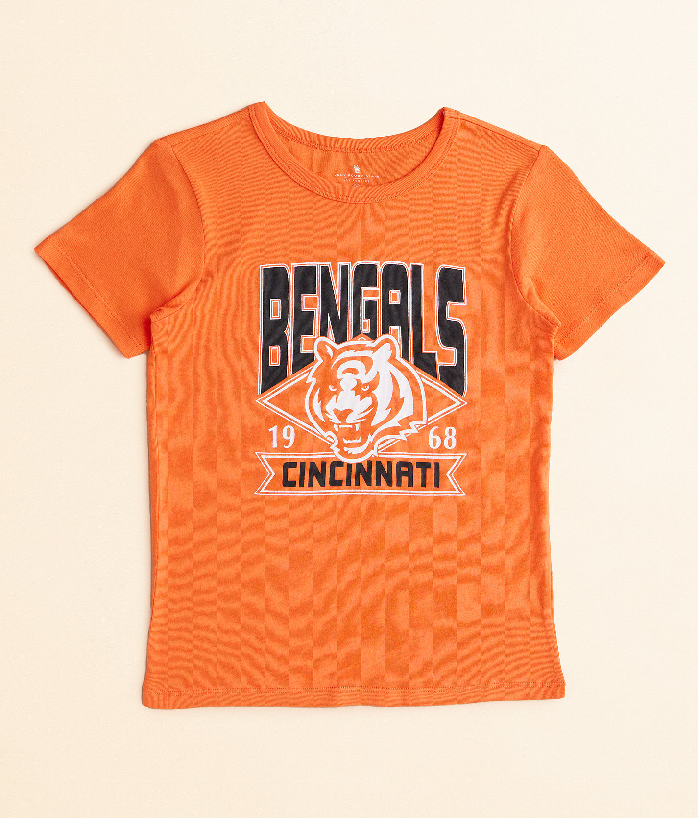 Boys - Junkfood Cincinnati Bengals Overtime T-Shirt - Boy's T-Shirts in Orange