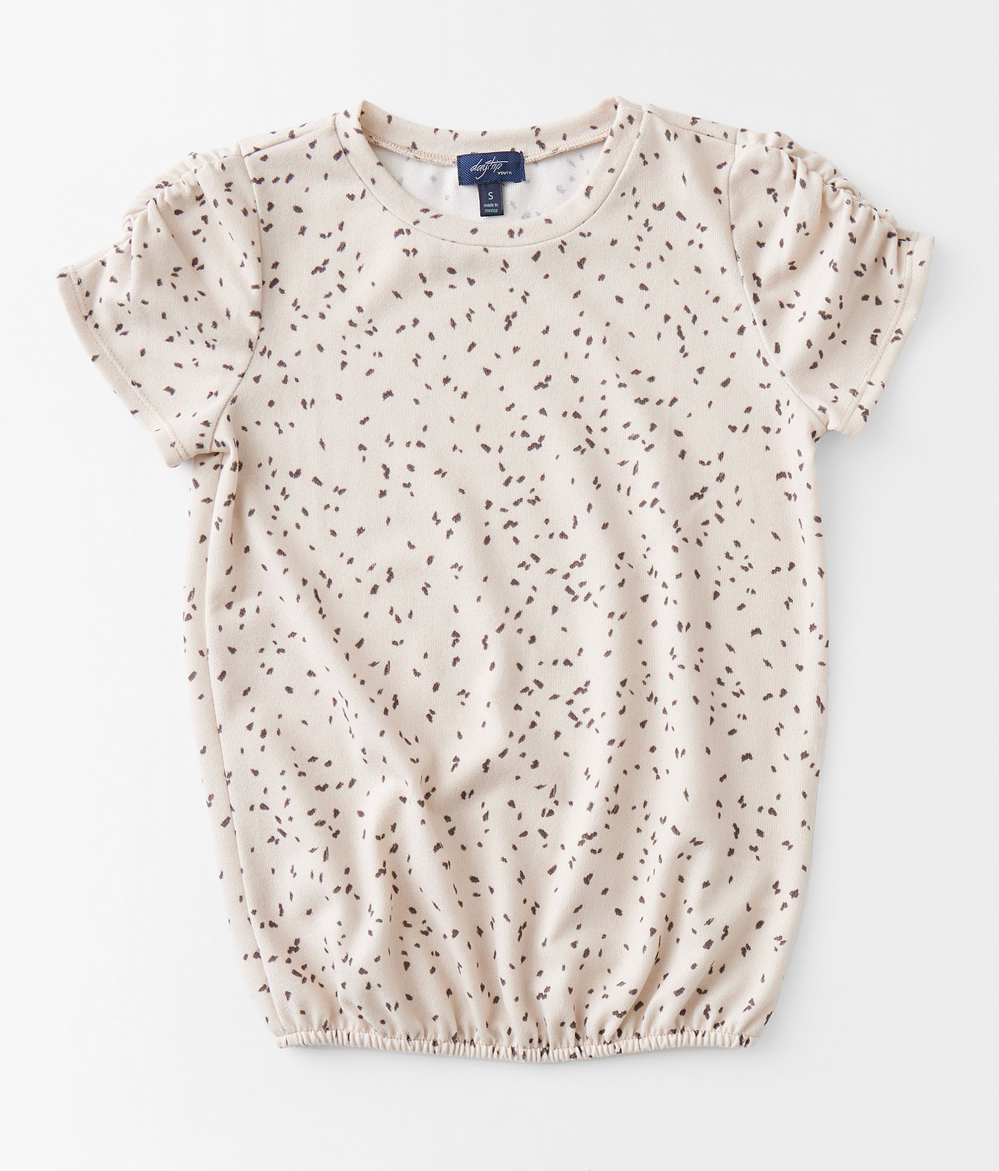 Girls - Daytrip Brushed Knit Top - Girl's Shirts & Blouses in Sand Charcoal