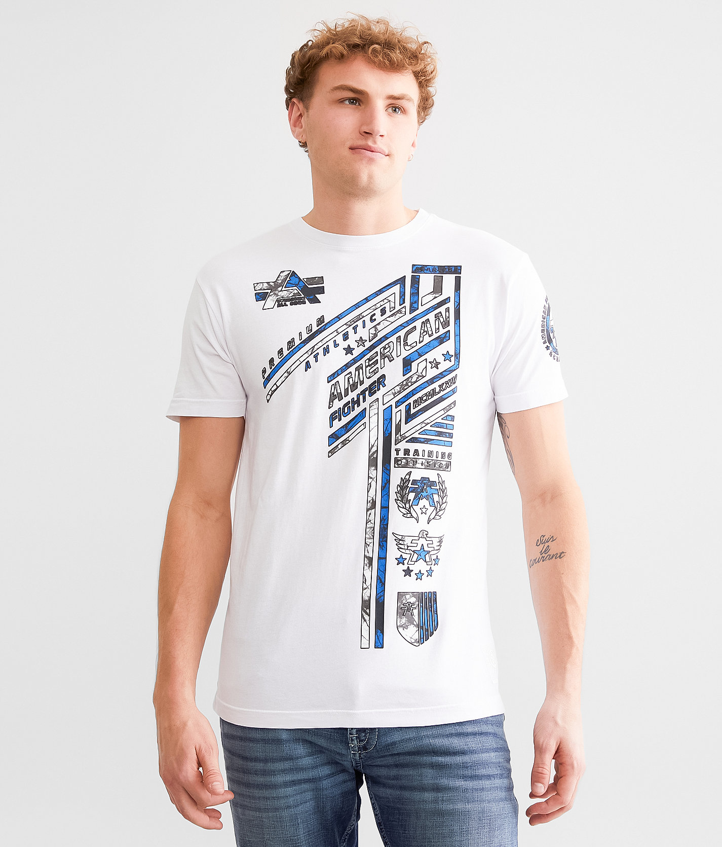 American Fighter Cliffwood T-Shirt - Men's T-Shirts in White