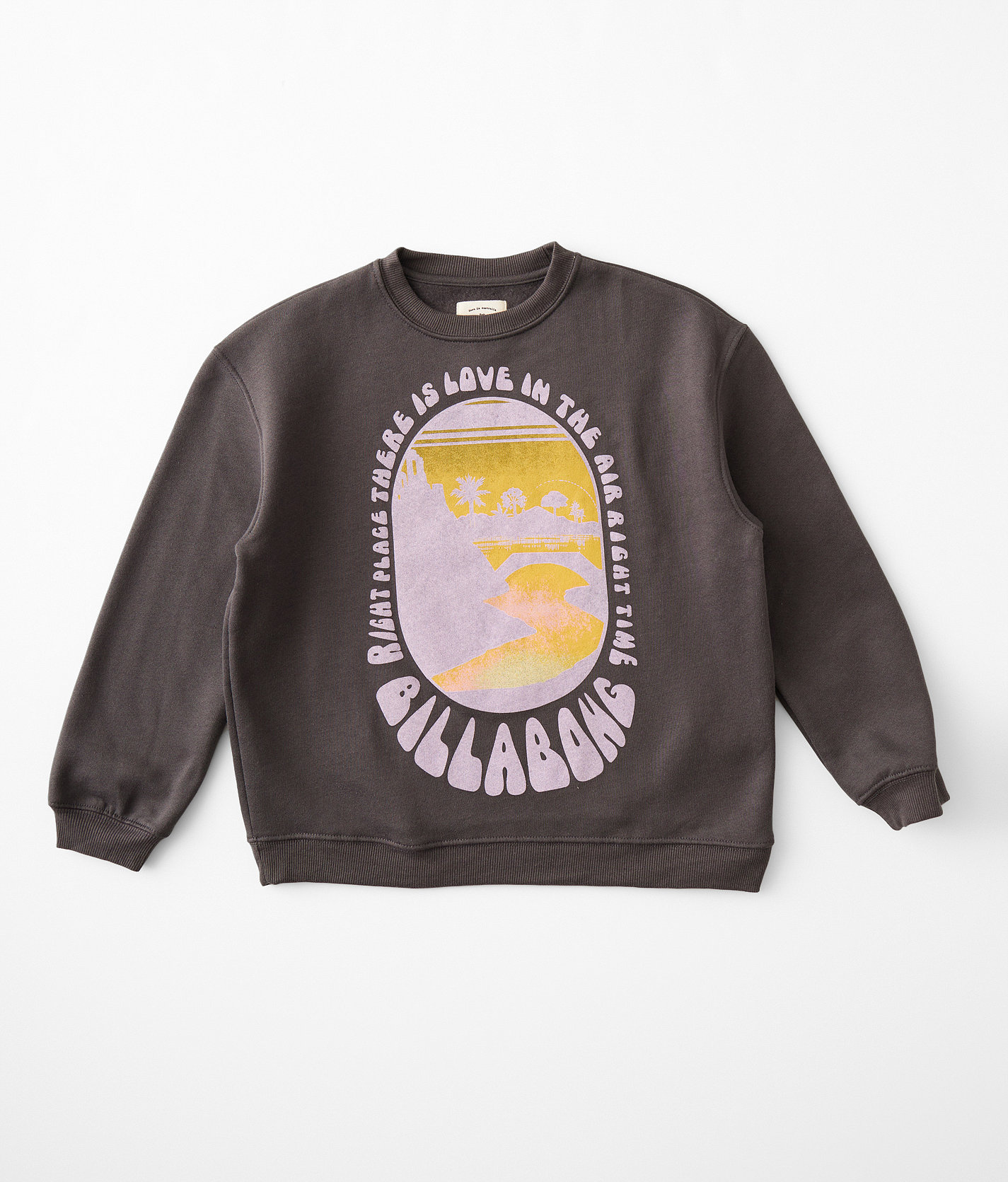 Girls - Billabong Love In The Air Pullover - Girl's Sweatshirts in Off Black