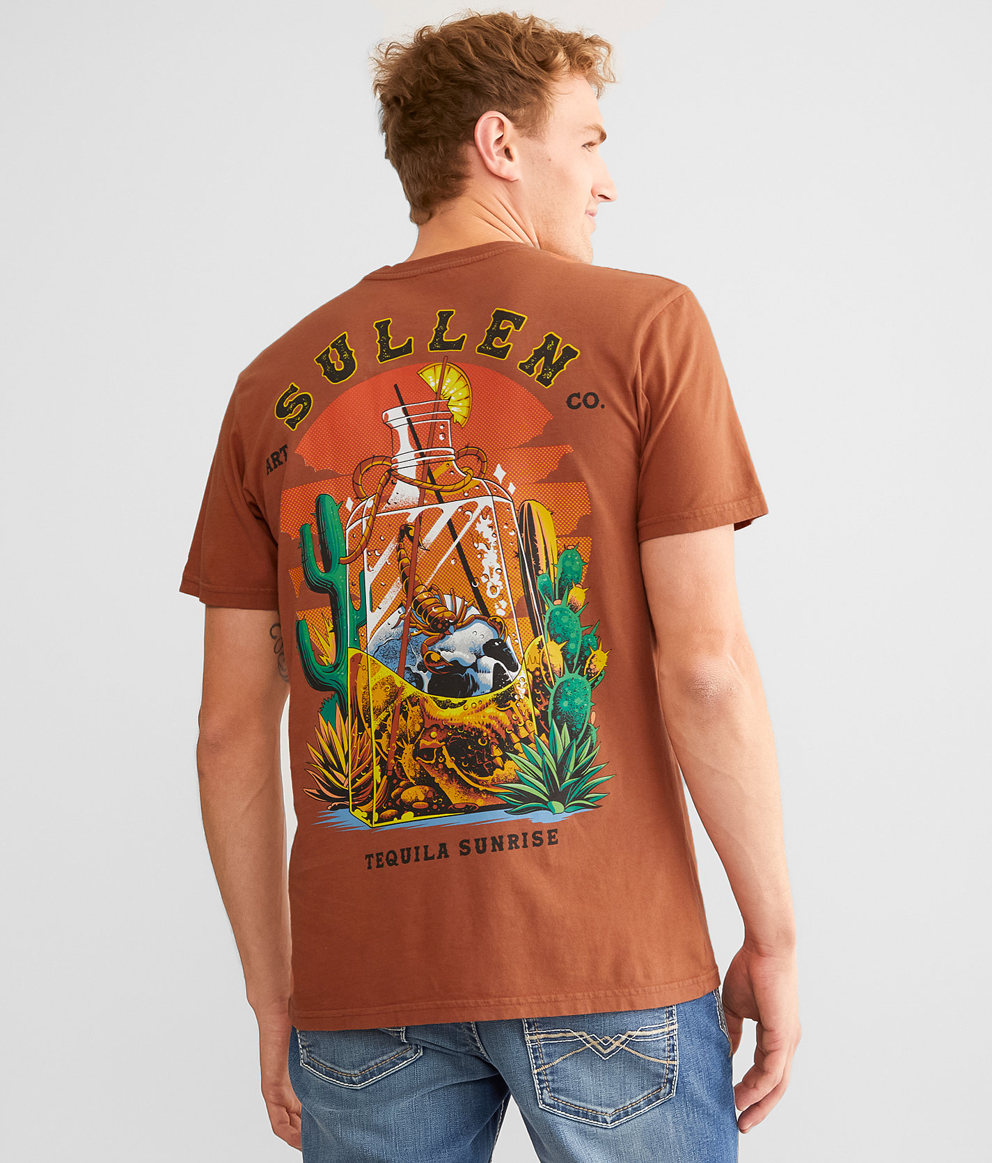Sullen Tequila Sunrise T-Shirt - Men's T-Shirts in Chutney