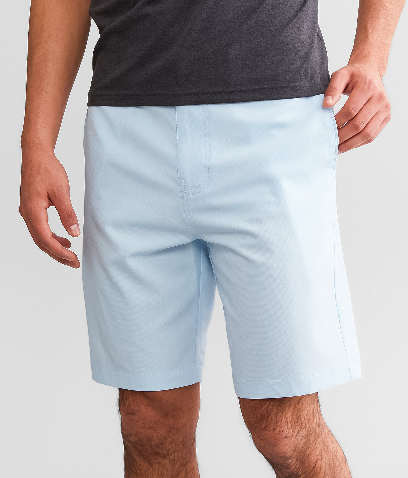Maven Co-op Essential Performance Stretch Short - Men's Shorts in Light Blue
