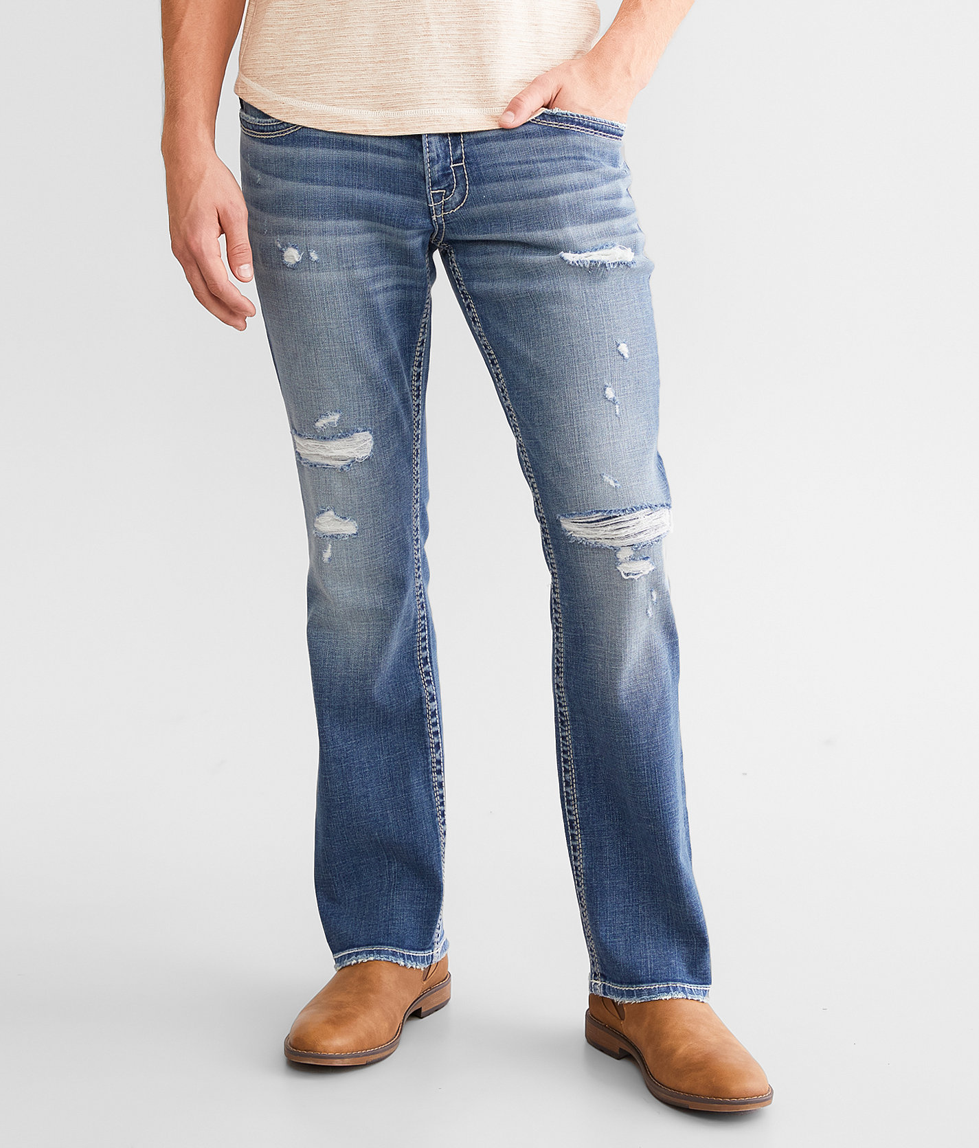 BKE Jake Straight Stretch Jean - Men's Jeans in Louie
