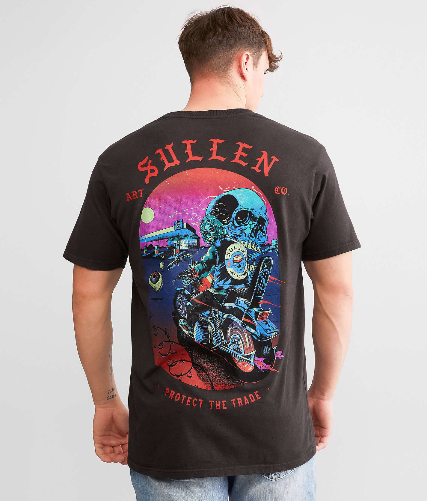 Sullen Road Kill T-Shirt - Men's T-Shirts in Vintage Black