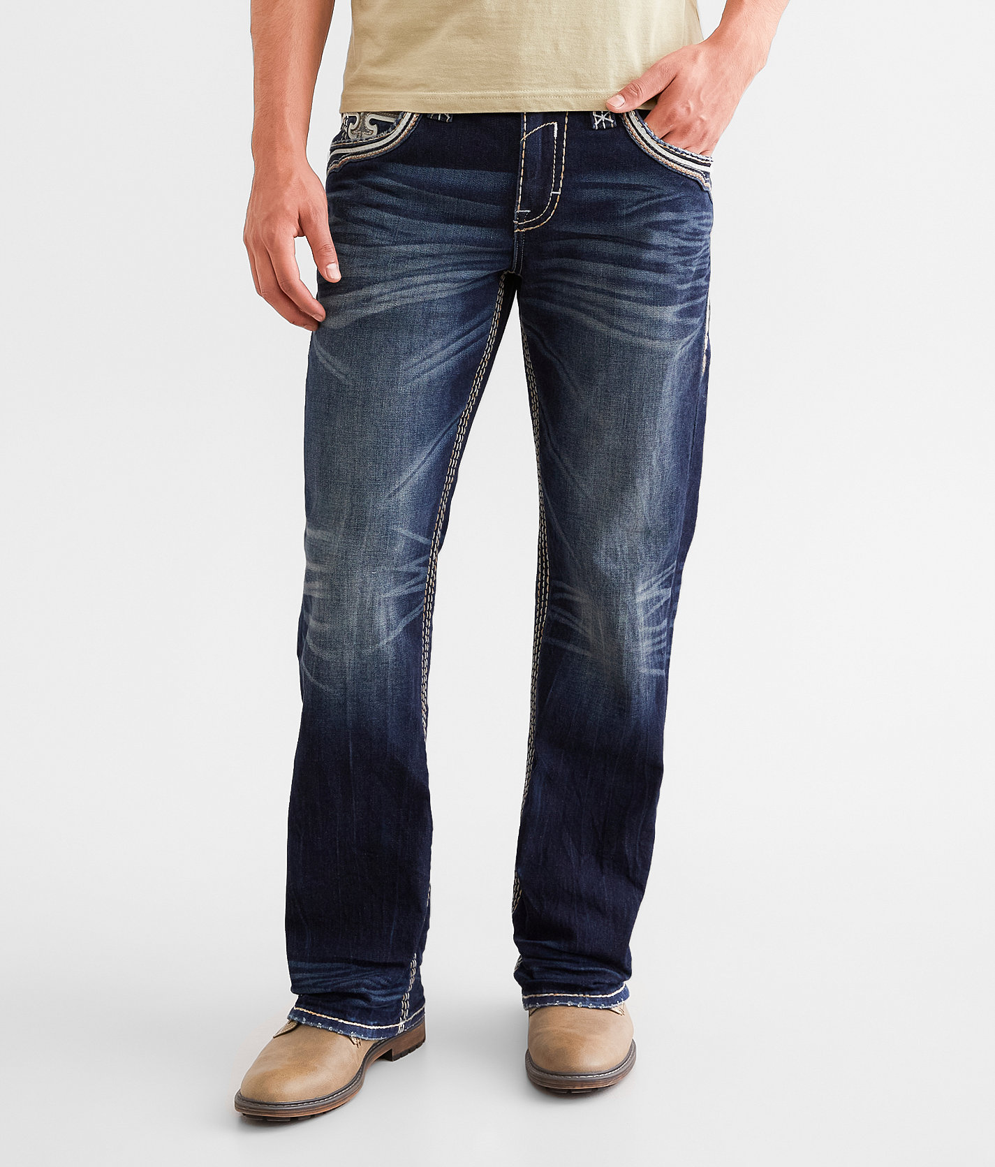 Rock Revival Gilean Boot Stretch Jean - Men's Jeans in Gilean B200