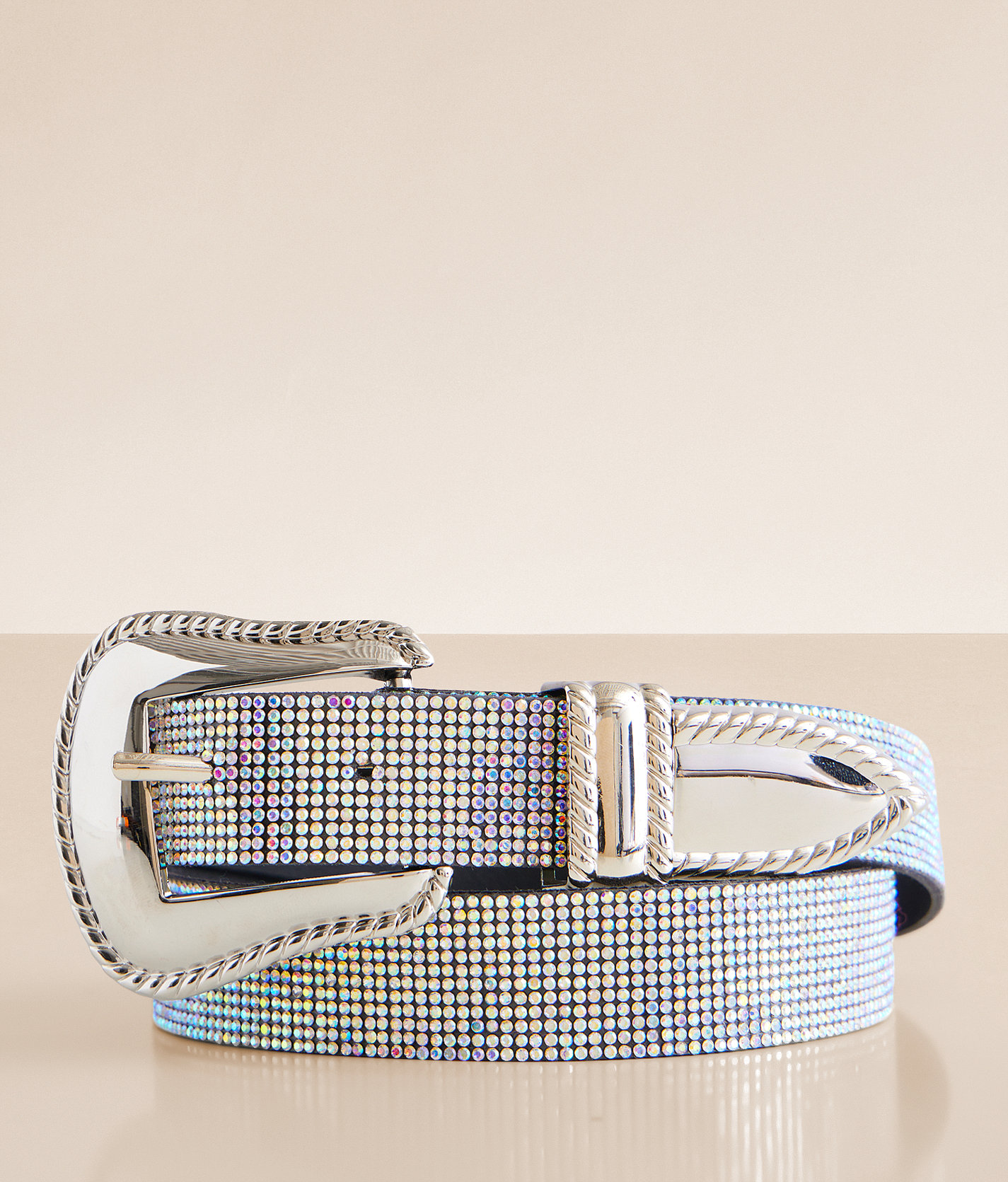 BKE Western Glitz Belt - Women's Belts in Iridescent
