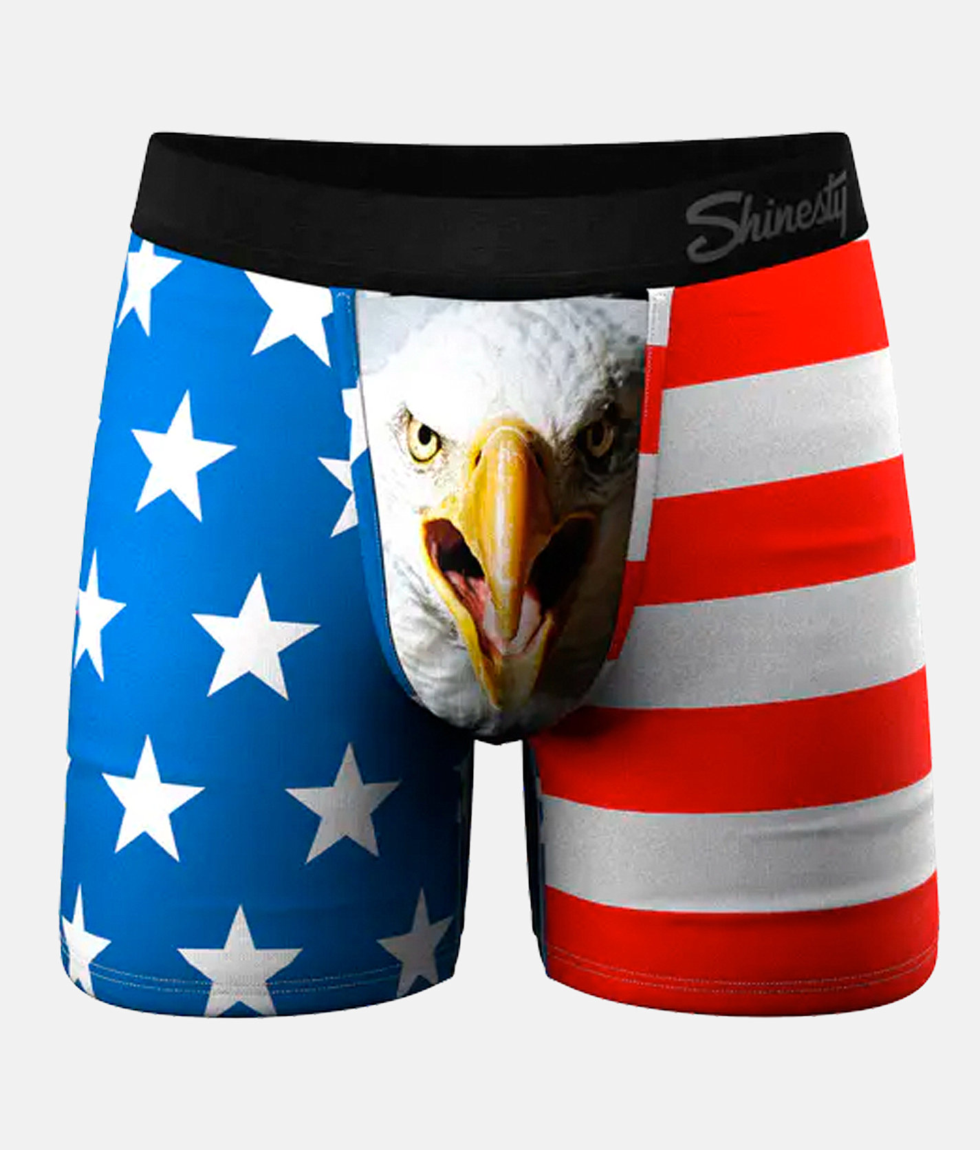 Shinesty® The Mascot Stretch Boxer Briefs - Men's Boxer Briefs in Red White Blue
