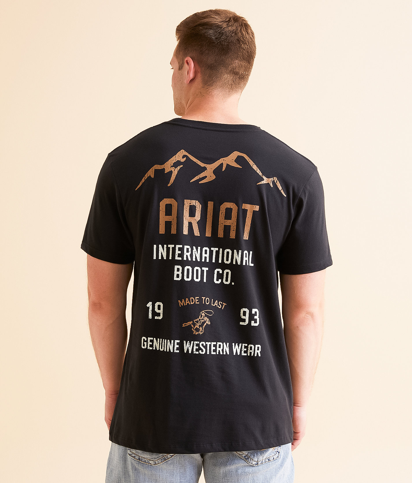 Ariat Billboard Mountain T-Shirt - Men's T-Shirts in Black