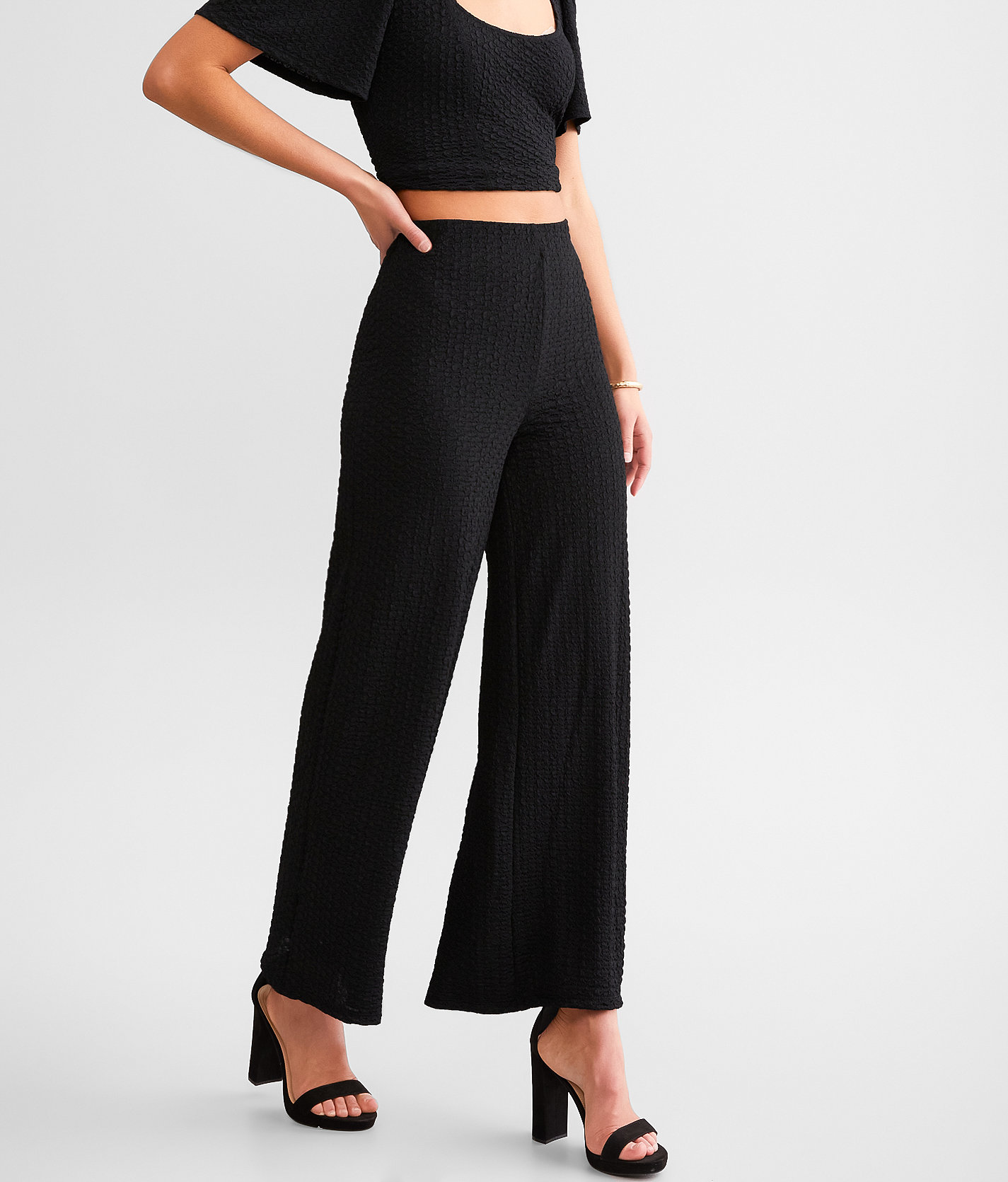 Z Supply Billie Wide Leg Pant - Women's Pants in Black