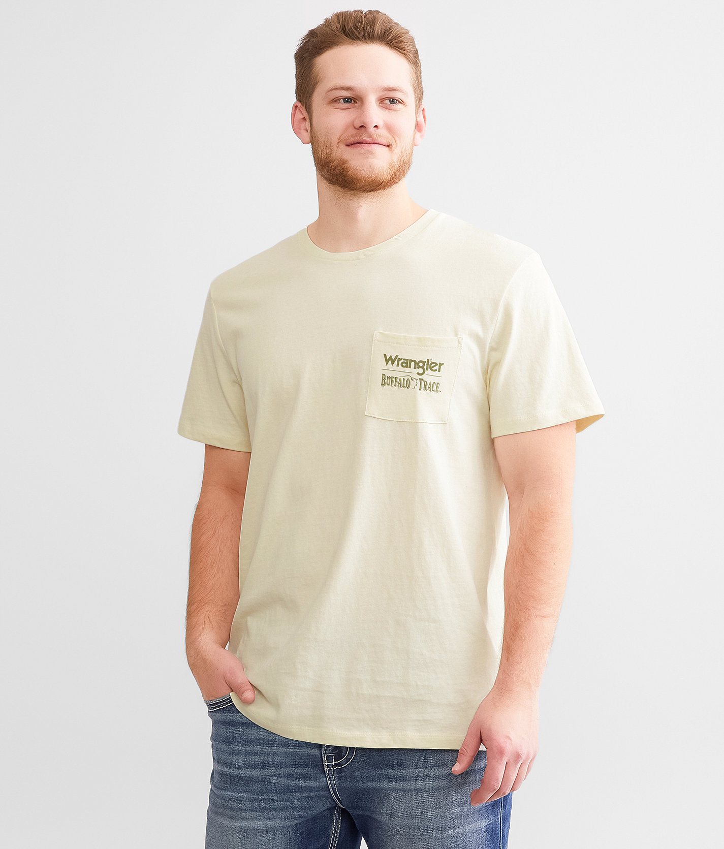Wrangler® Buffalo Trace™ T-Shirt - Men's T-Shirts in Vanilla