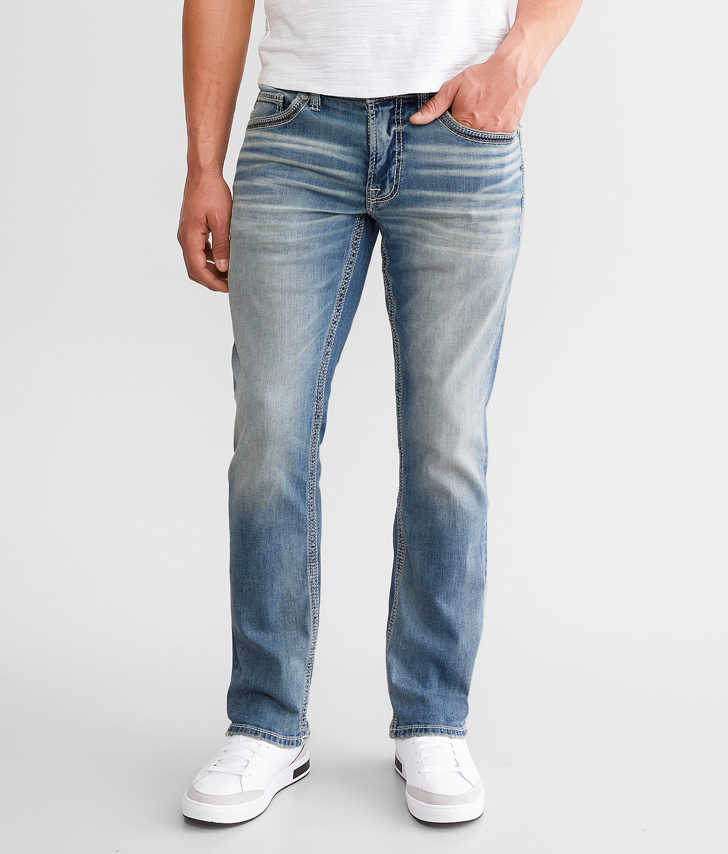 Salvage Mayhem Straight Stretch Jean - Men's Jeans in Corfu