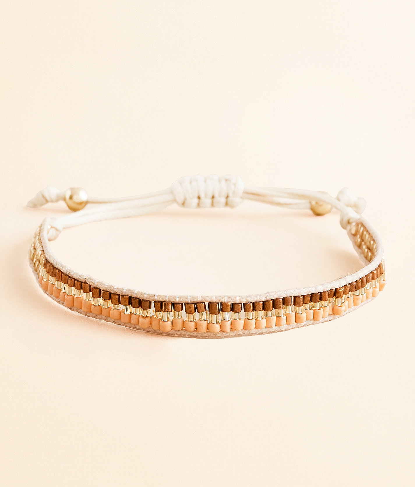 BKE Beaded Slider Bracelet - Women's Jewelry in Gold
