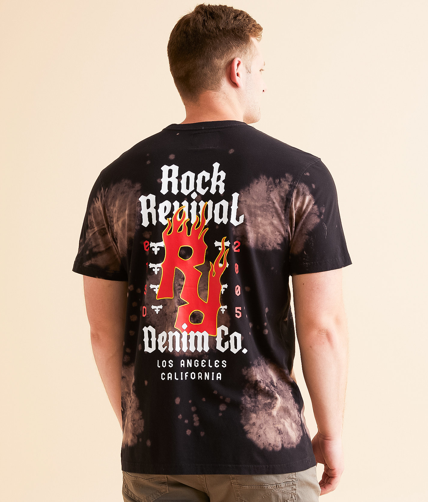 Rock Revival Knight T-Shirt - Men's T-Shirts in Brown Black