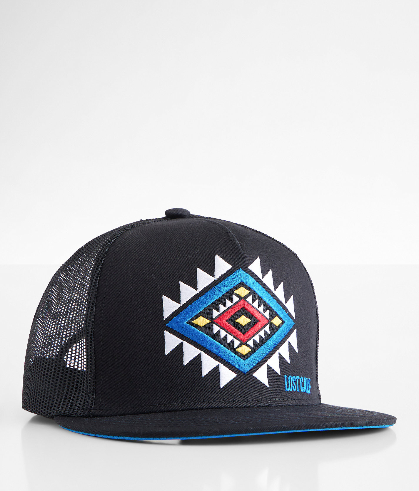 Lost Calf Bullseye Trucker Hat - Men's Hats in Black