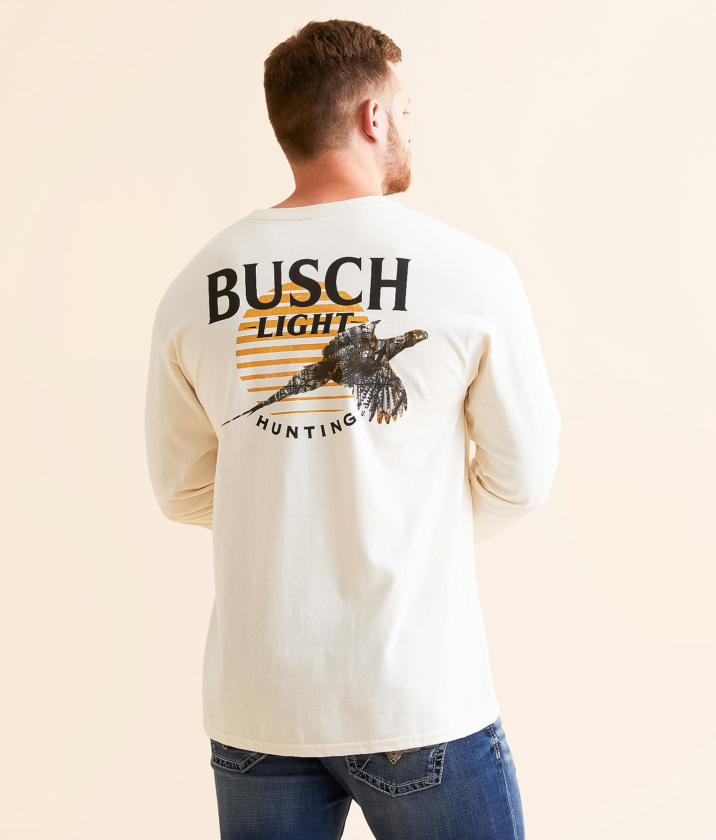 Brew City Busch Light® Hunting Pheasant T-Shirt - Men's T-Shirts in Natural
